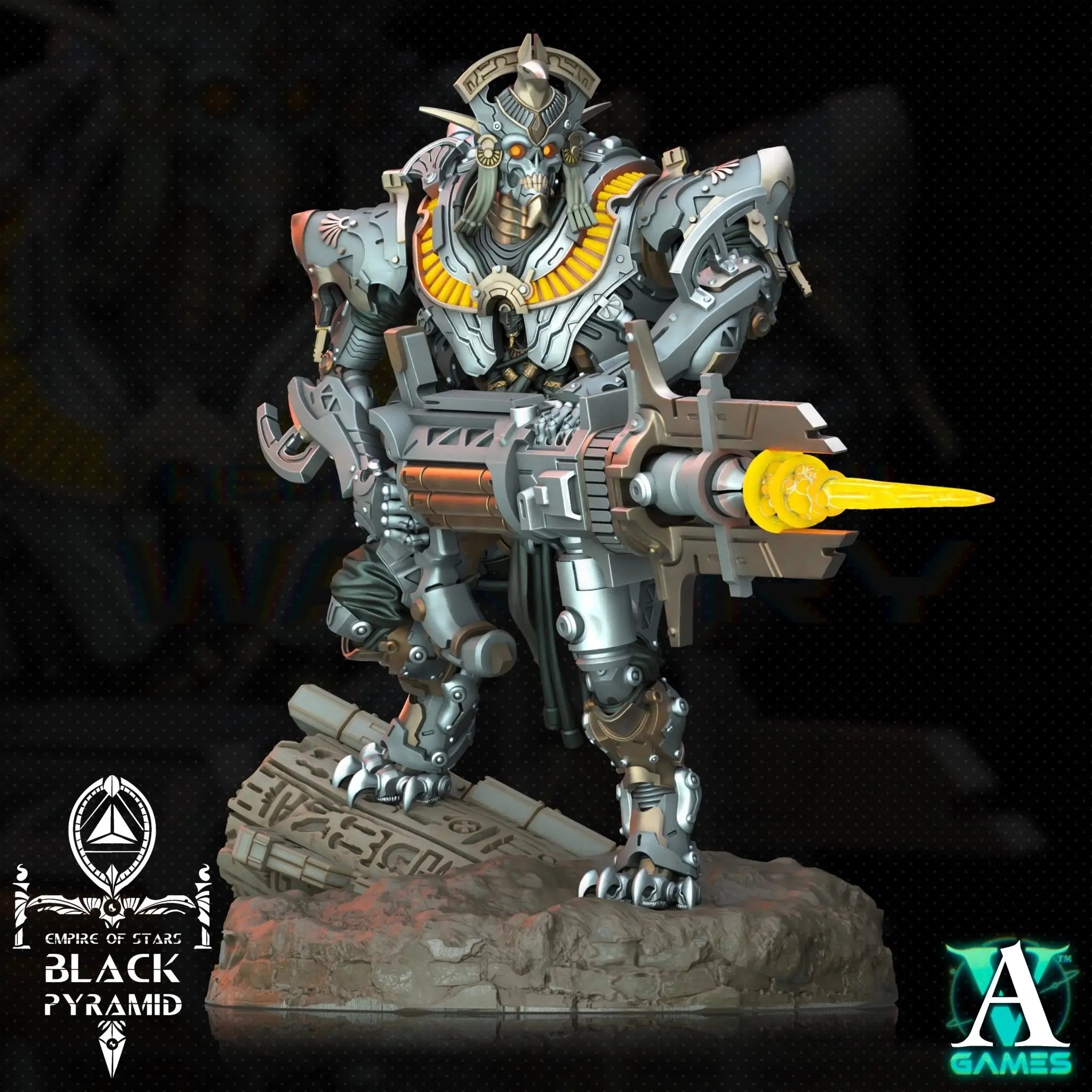 Galactic Pharaohs - Black Pyramid - STL Bundle - Archvillain Games