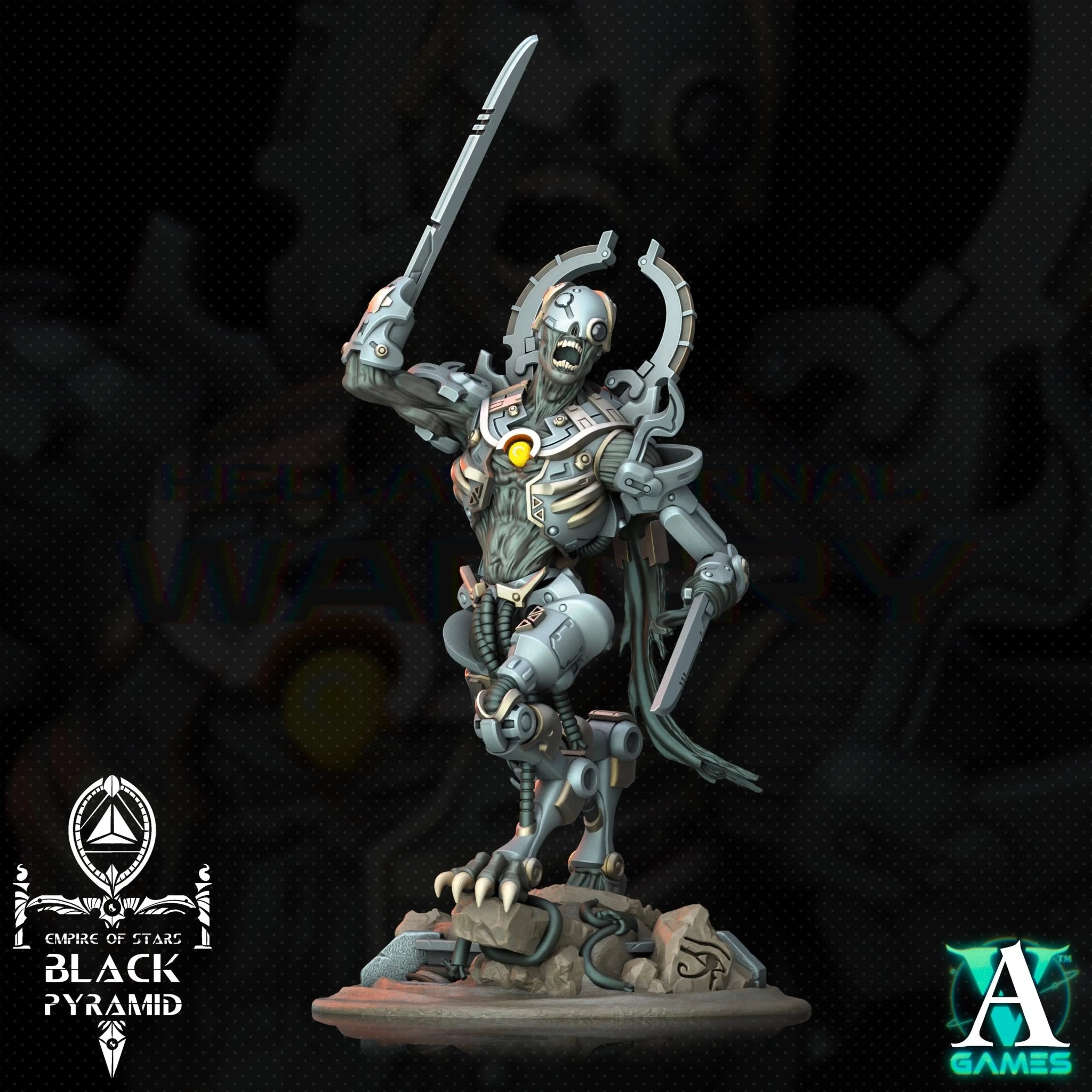 Galactic Pharaohs - Black Pyramid - STL Bundle - Archvillain Games