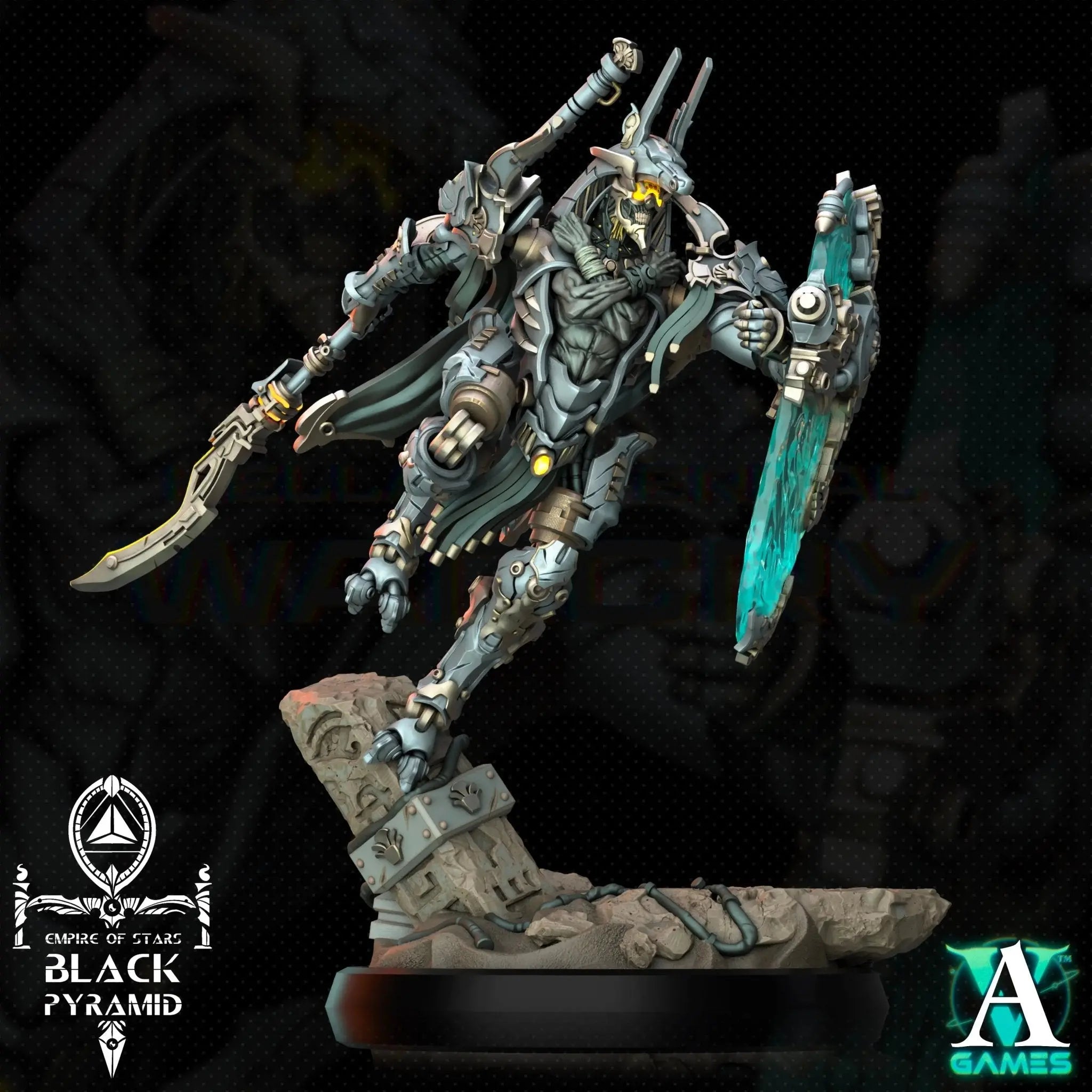 Galactic Pharaohs - Black Pyramid - STL Bundle - Archvillain Games
