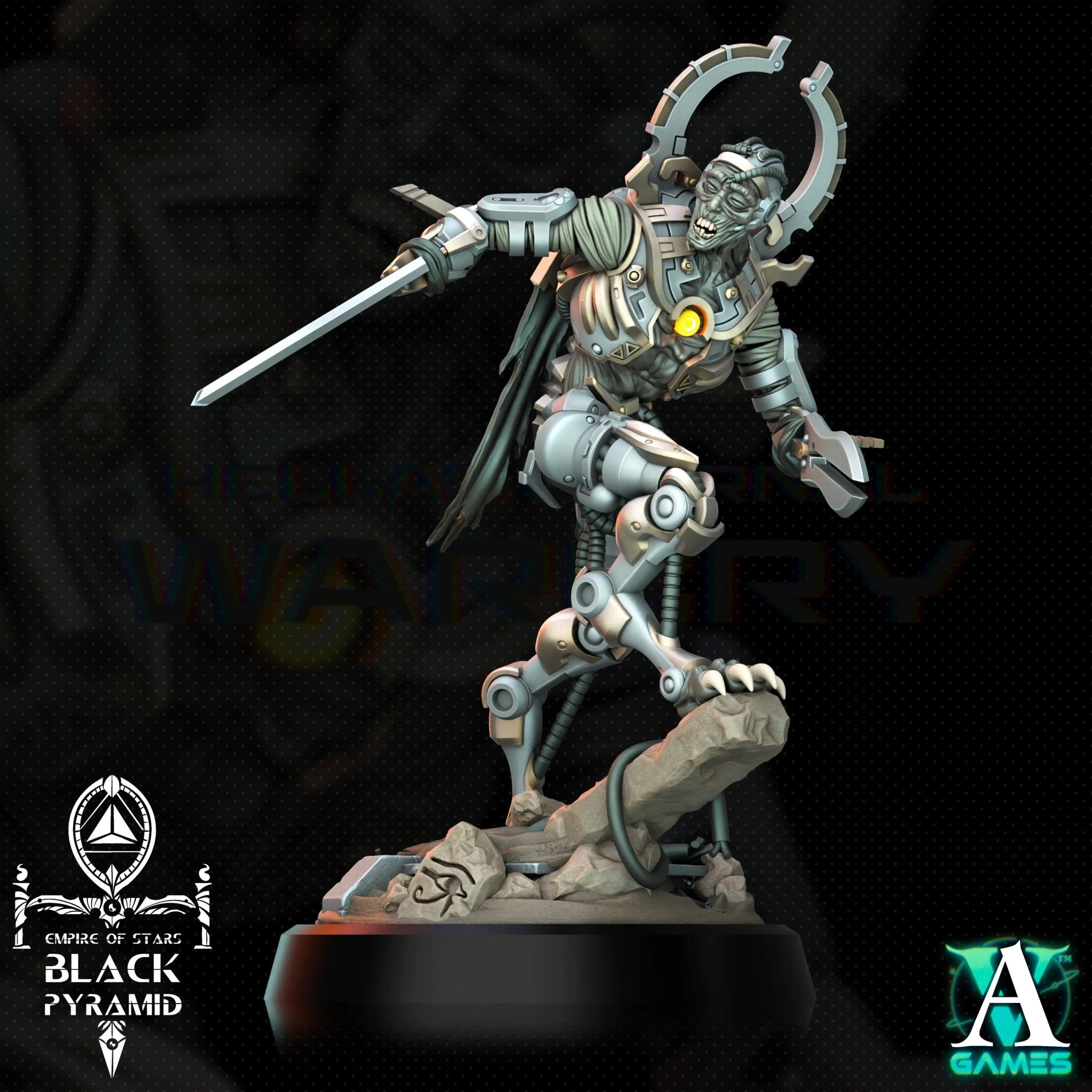 Galactic Pharaohs - Black Pyramid - STL Bundle - Archvillain Games