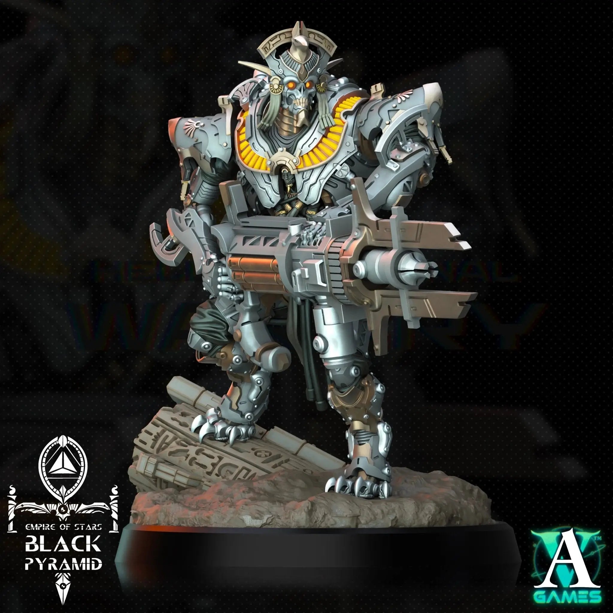 Galactic Pharaohs - Black Pyramid - STL Bundle - Archvillain Games