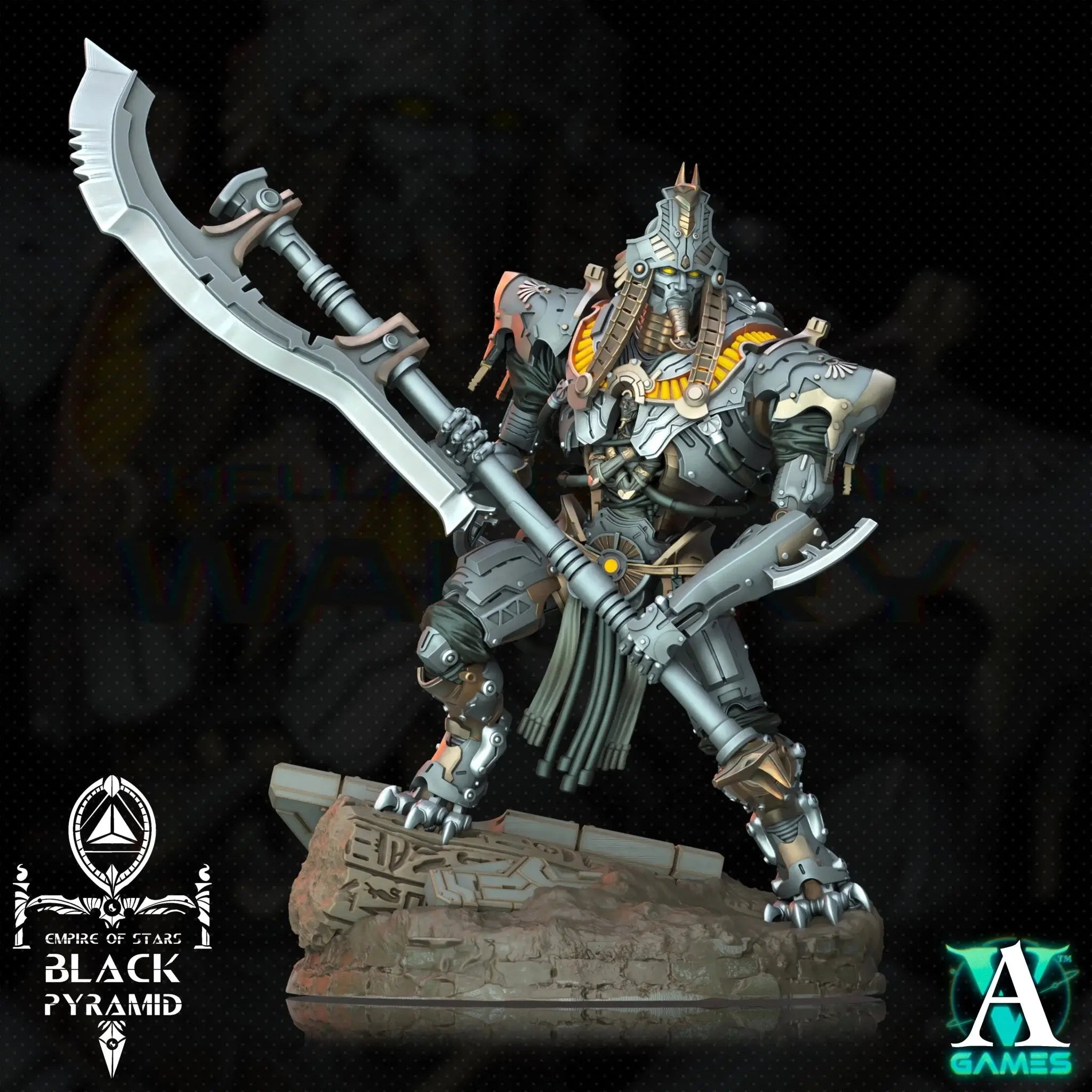 Galactic Pharaohs - Black Pyramid - STL Bundle - Archvillain Games