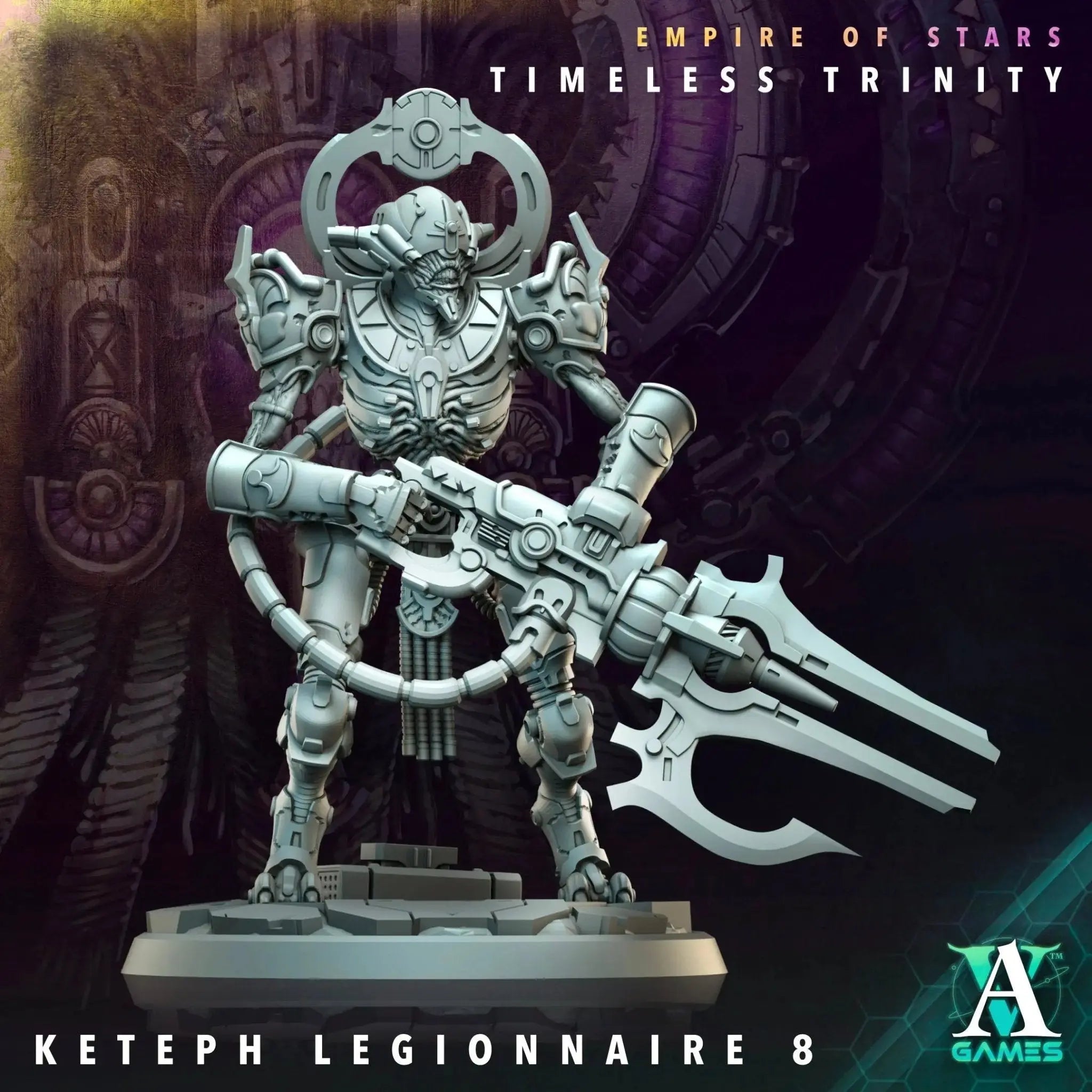 Galactic Pharaohs - Timeless Trinity - STL Bundle - Archvillain Games