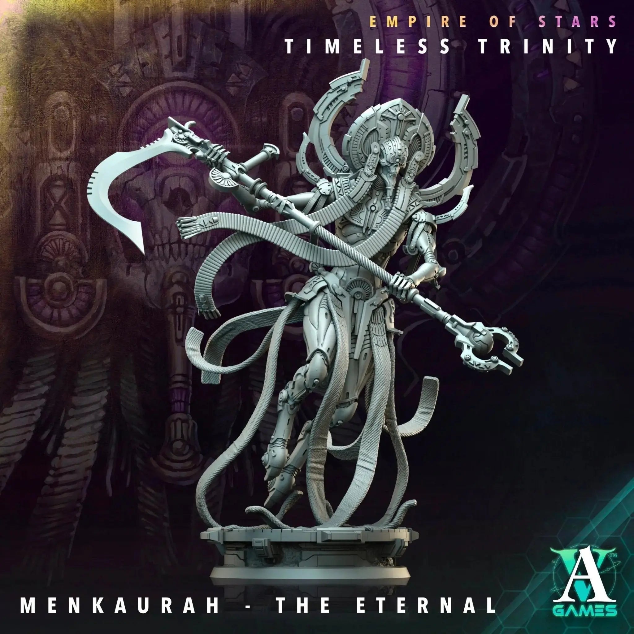 Galactic Pharaohs - Timeless Trinity - STL Bundle - Archvillain Games