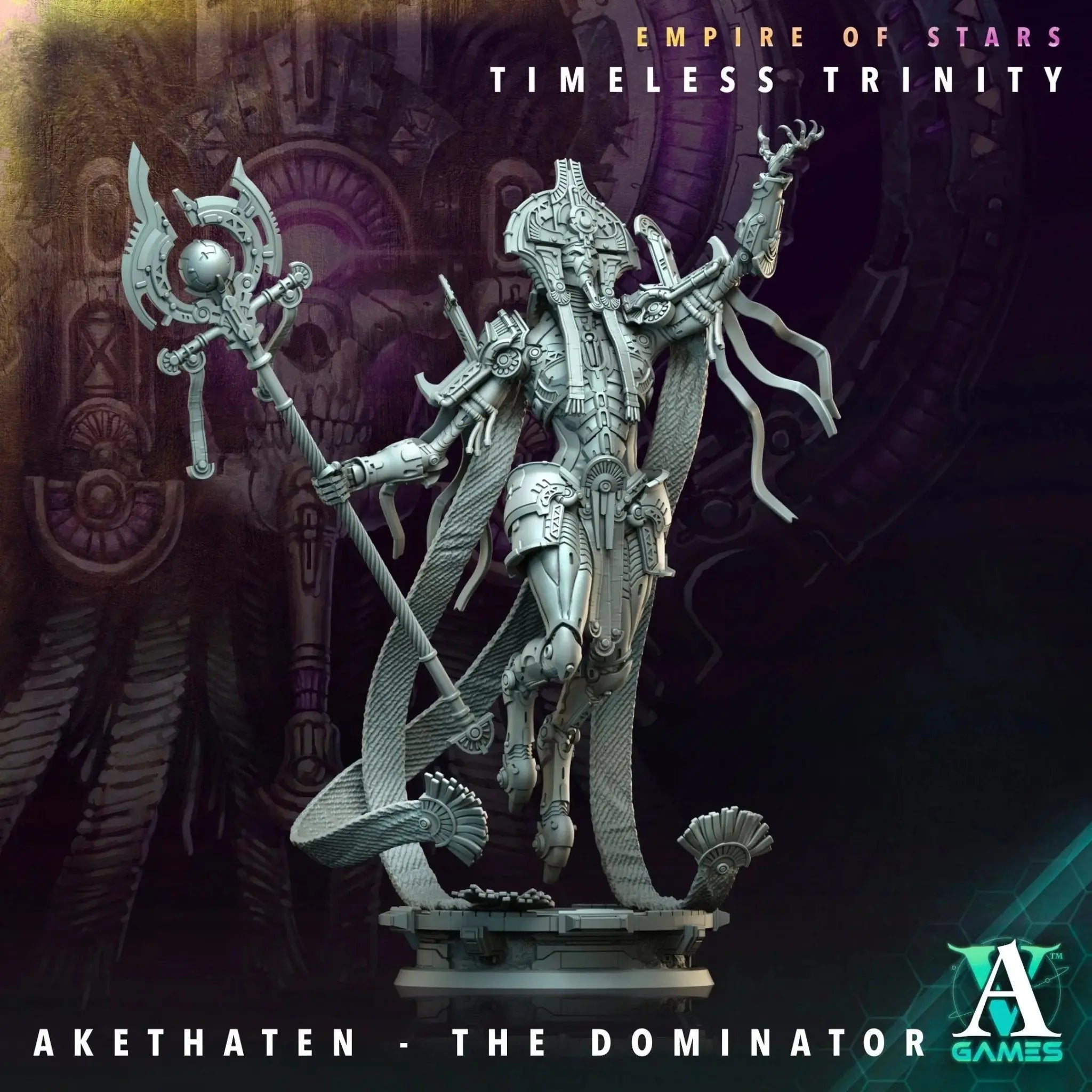 Galactic Pharaohs - Timeless Trinity - STL Bundle - Archvillain Games