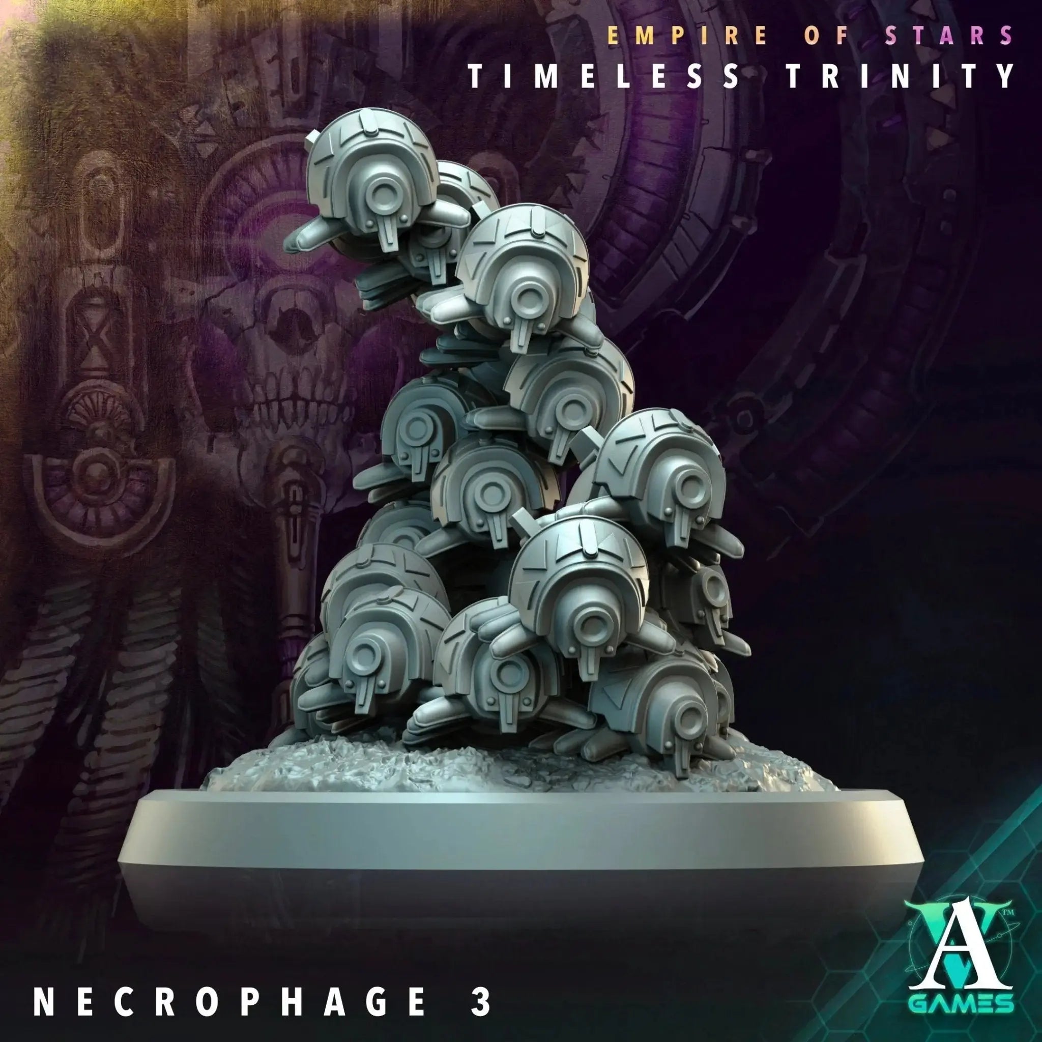 Galactic Pharaohs - Timeless Trinity - STL Bundle - Archvillain Games
