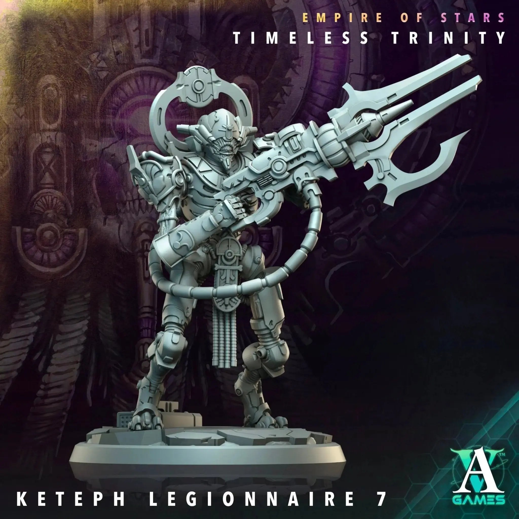 Galactic Pharaohs - Timeless Trinity - STL Bundle - Archvillain Games