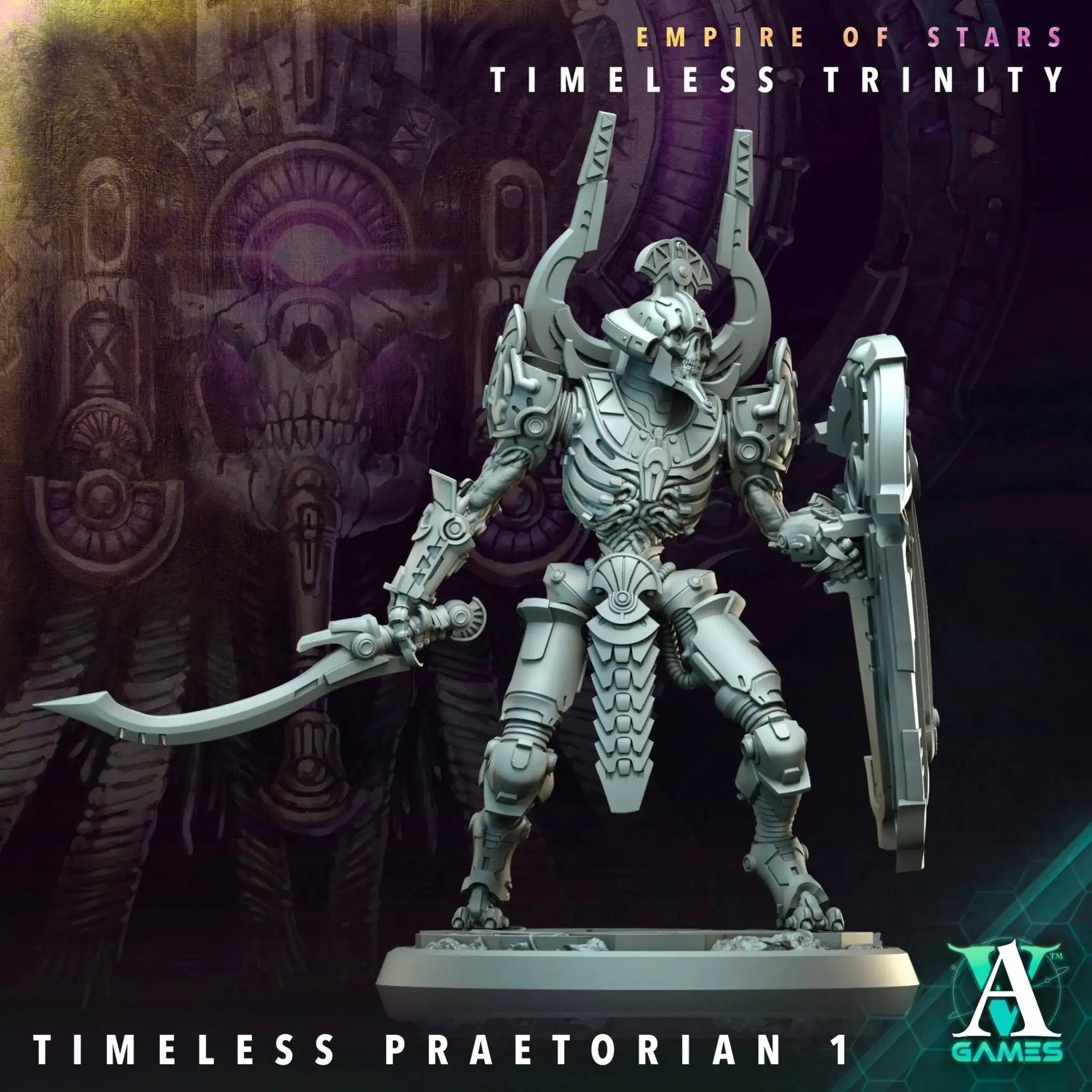 Galactic Pharaohs - Timeless Trinity - STL Bundle - Archvillain Games