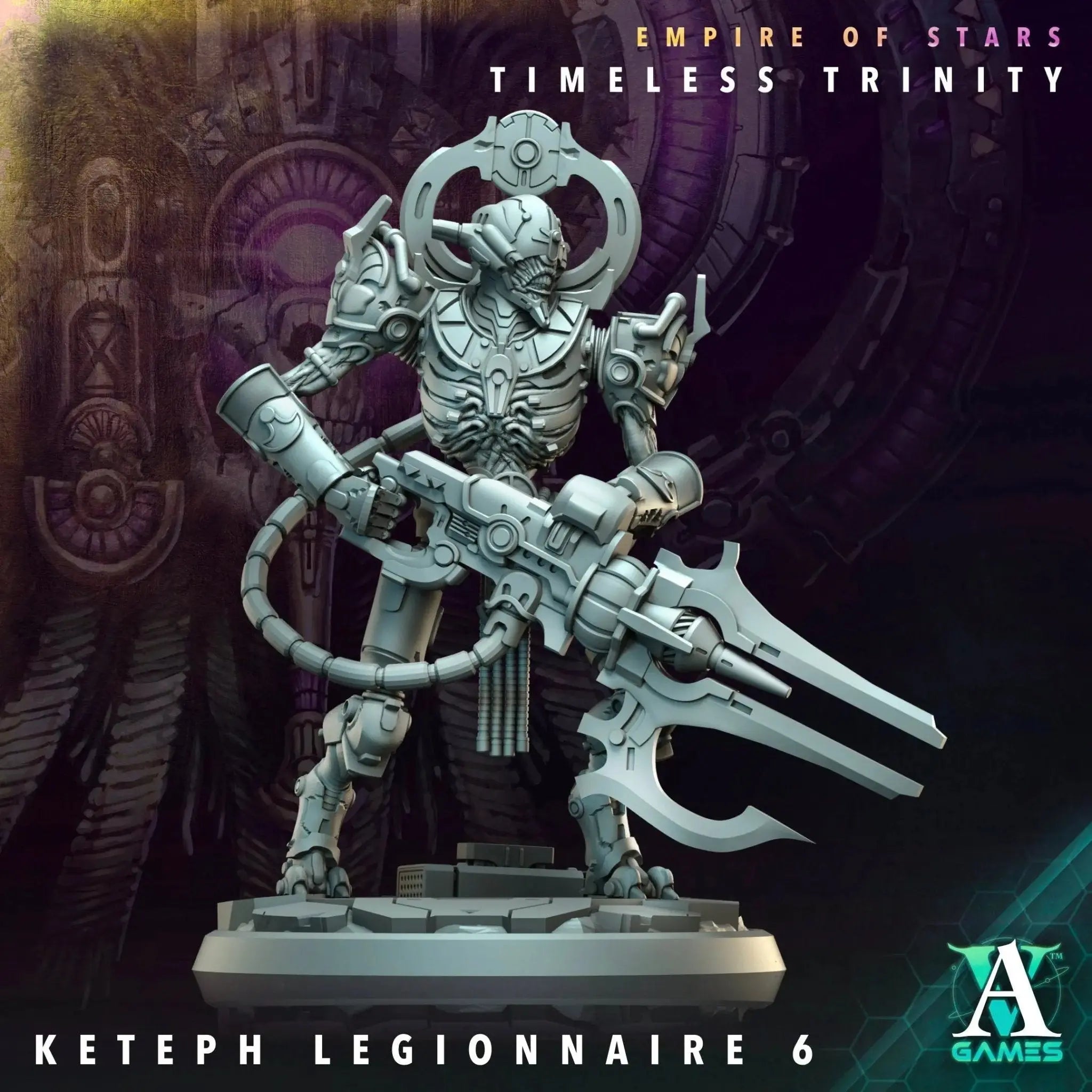 Galactic Pharaohs - Timeless Trinity - STL Bundle - Archvillain Games