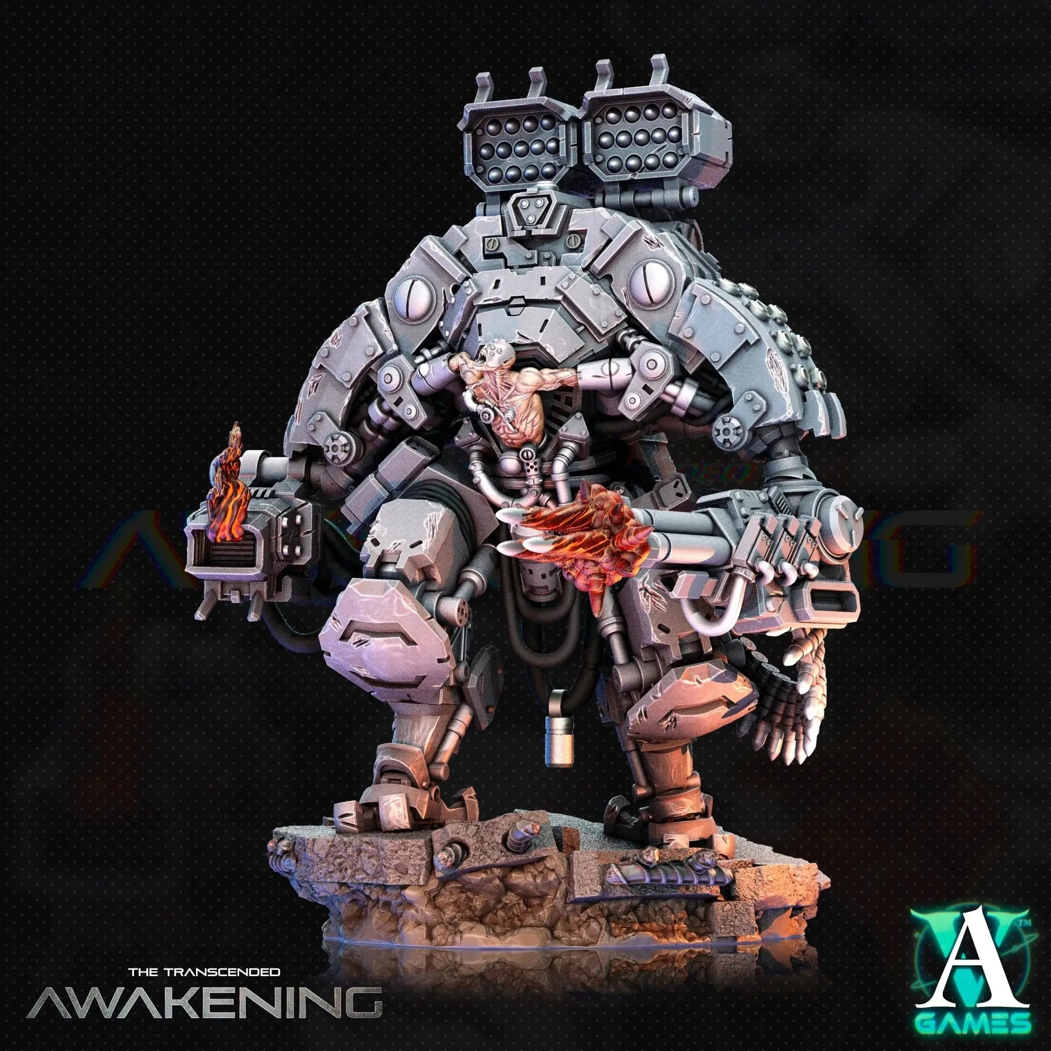 The Transcended - Awakening - STL Bundle - Archvillain Games