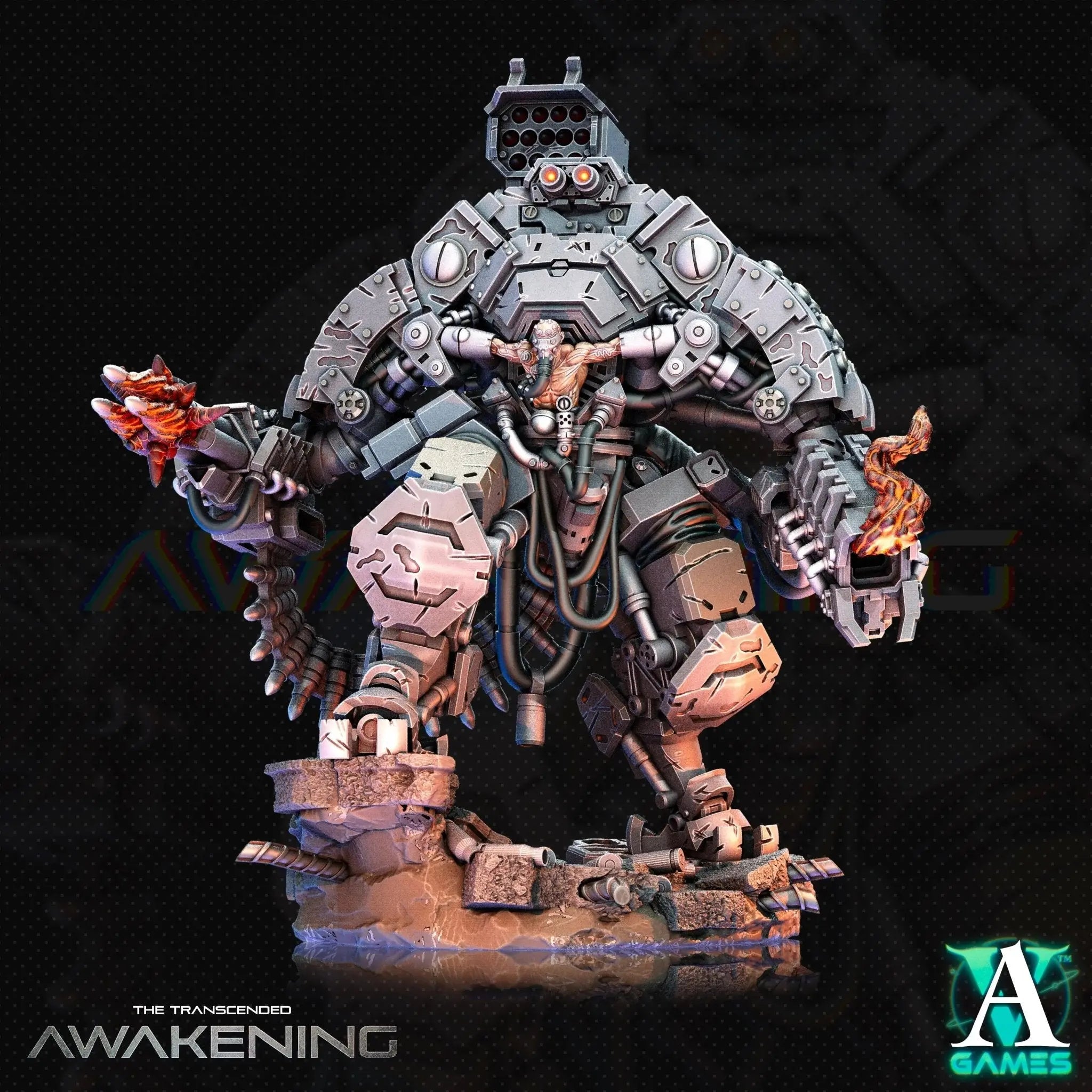 The Transcended - Awakening - STL Bundle - Archvillain Games