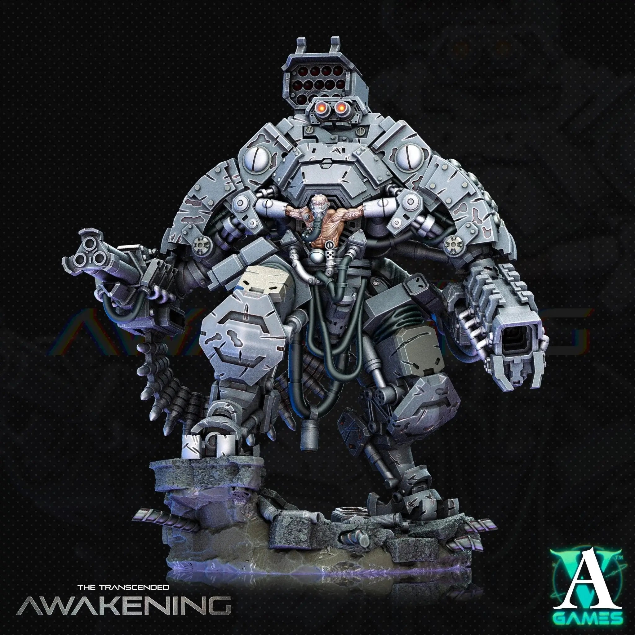 The Transcended - Awakening - STL Bundle - Archvillain Games
