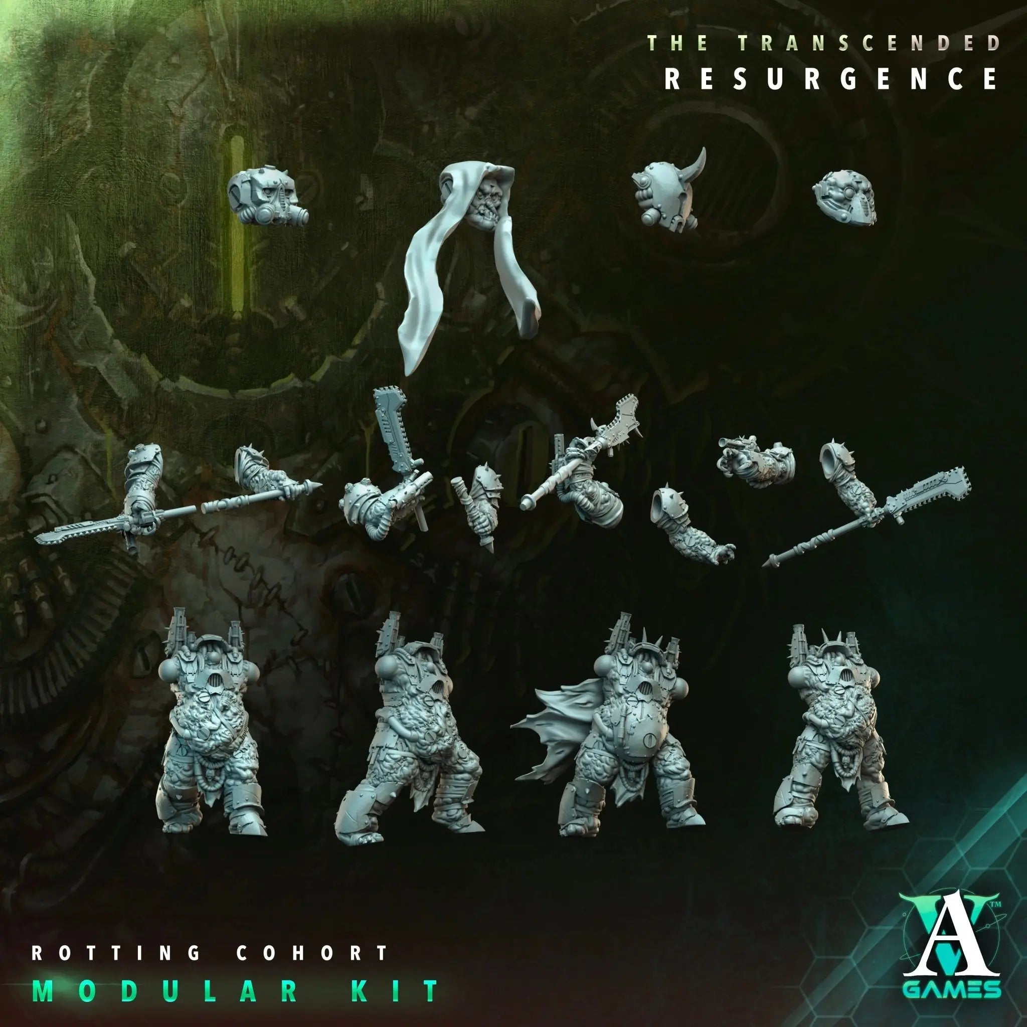 The Transcended - Resurgence - STL Bundle - Archvillain Games