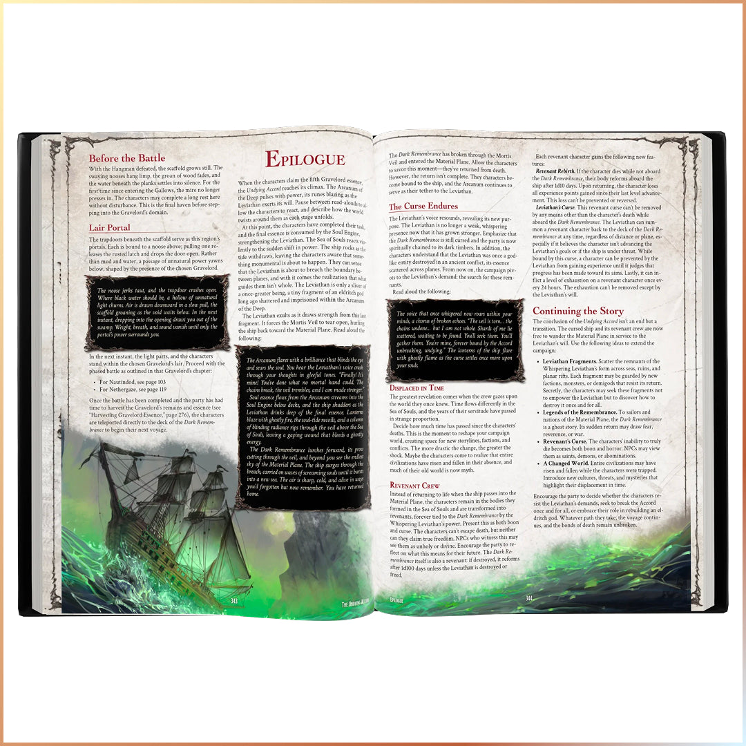 The Undying Accord - Adventure Book Deluxe Hardcover-6