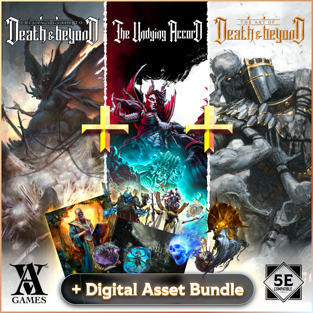 Erevan’s Guide to Death & Beyond + The Undying Accord + The Art of Death & Beyond - PDF Bundle