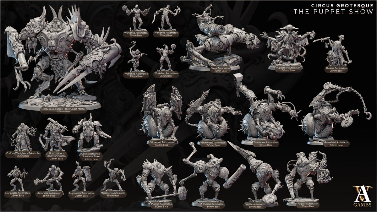 Circus Grotesque - The Puppet Show - STL Bundle-2