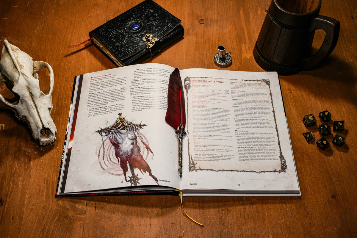 Erevan's Guide to Death & Beyond - Sourcebook Deluxe Hardcover