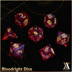 Dice Set- Bloodright- Liquid Core Dice Set-1