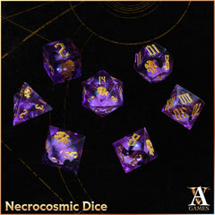 Dice Set- Necrocosmic- Liquid Core Dice Set-1