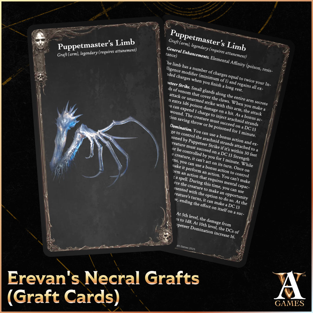 Graft Cards - Erevan's Necral Grafts - Physical Cards - Erevan's Guide to Death & Beyond-4