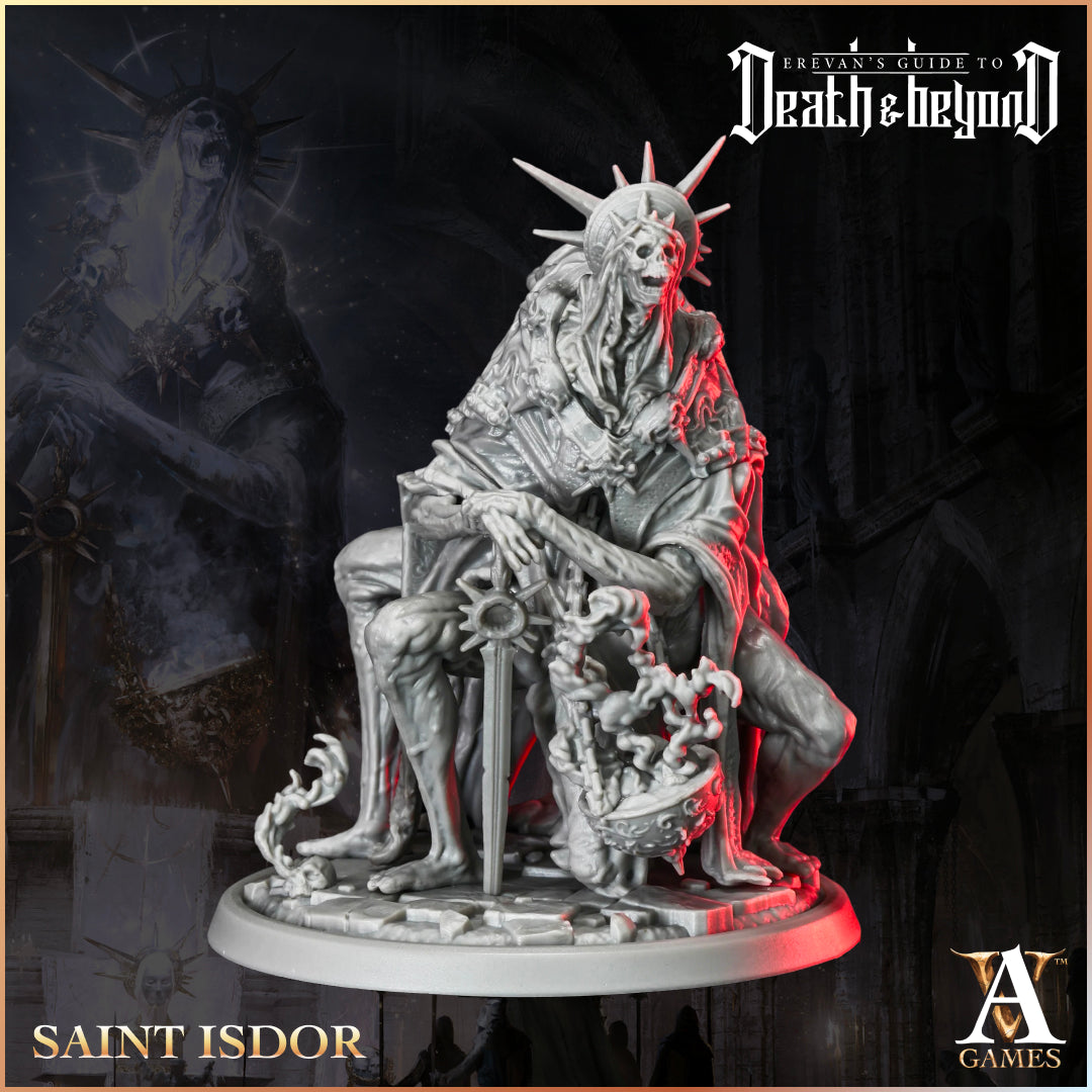 Saint Isdor - Digital Miniature STL-3