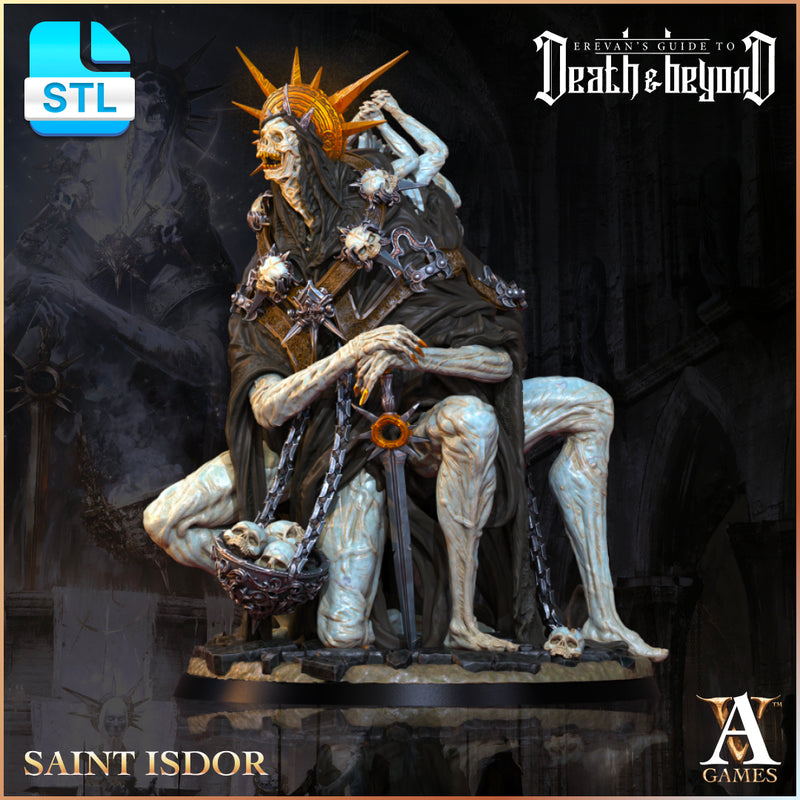 Saint Isdor - Digital Miniature STL-1