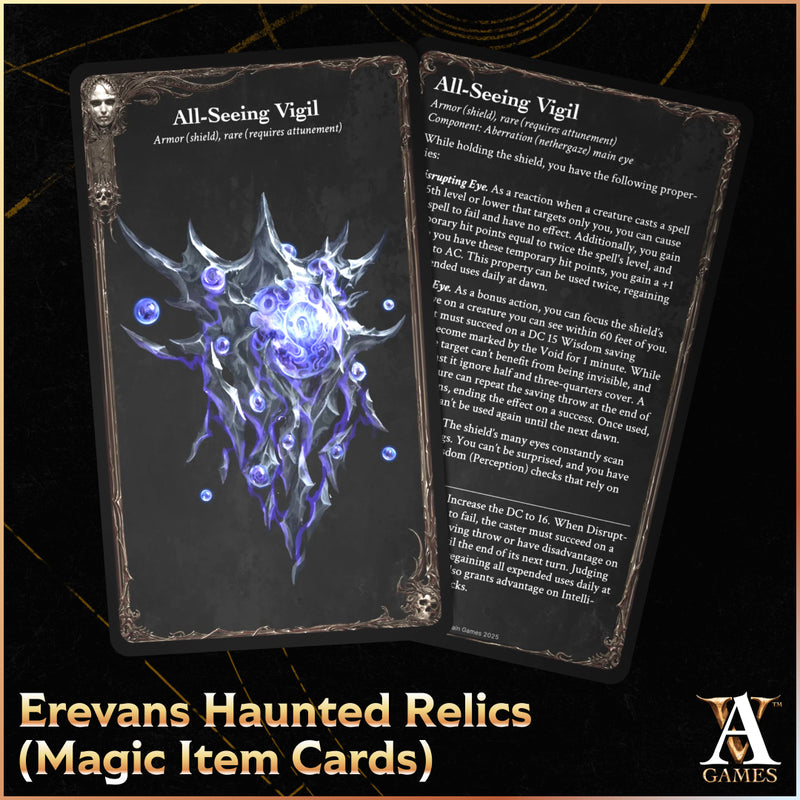 Magic Item Cards - Erevans Haunted Relics - Physical Cards - Erevan's Guide to Death & Beyond-3