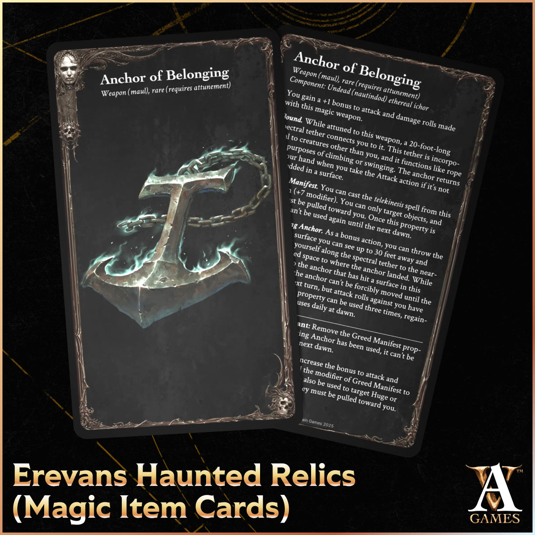 Magic Item Cards - Erevans Haunted Relics - Physical Cards - Erevan's Guide to Death & Beyond-4