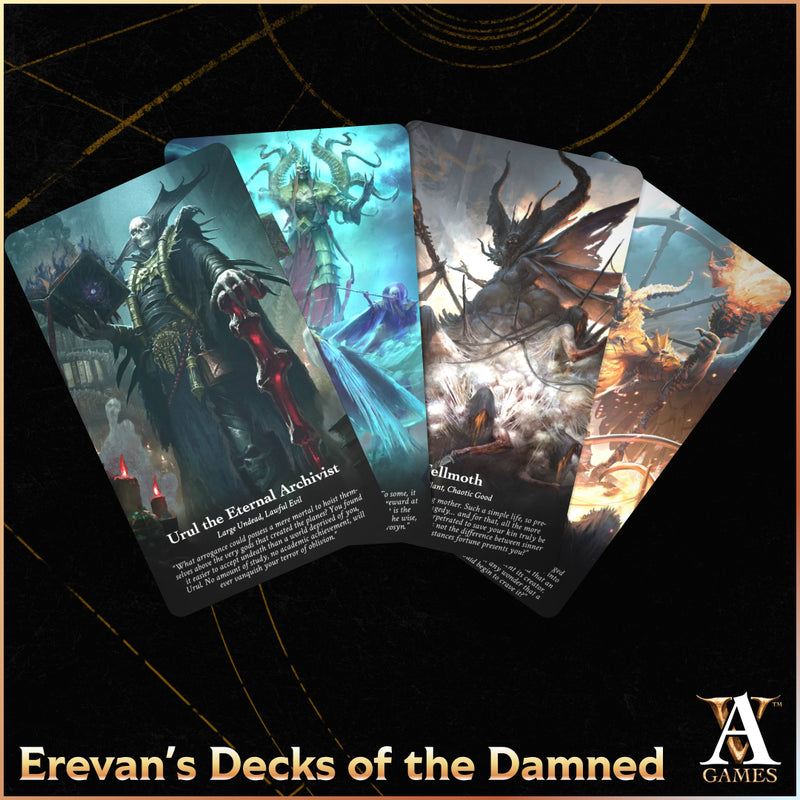 Monster Cards - Decks of the Damned - Physical Cards - Erevan's Guide to Death & Beyond-1
