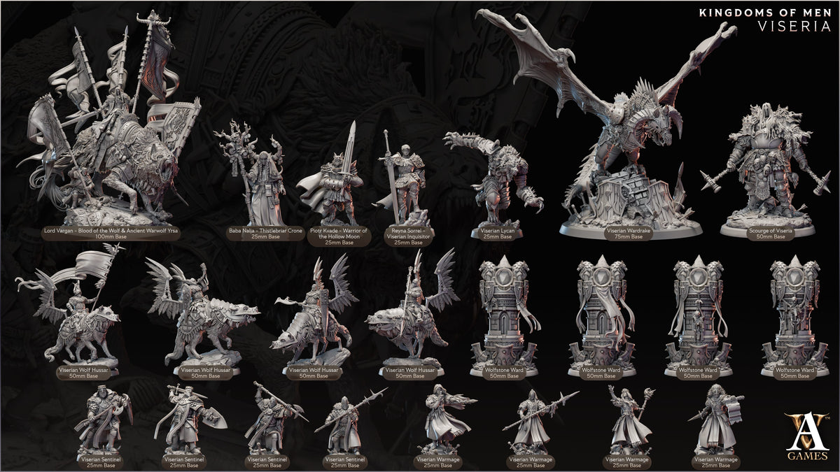 Kingdoms of Men - Viseria - STL Bundle-2