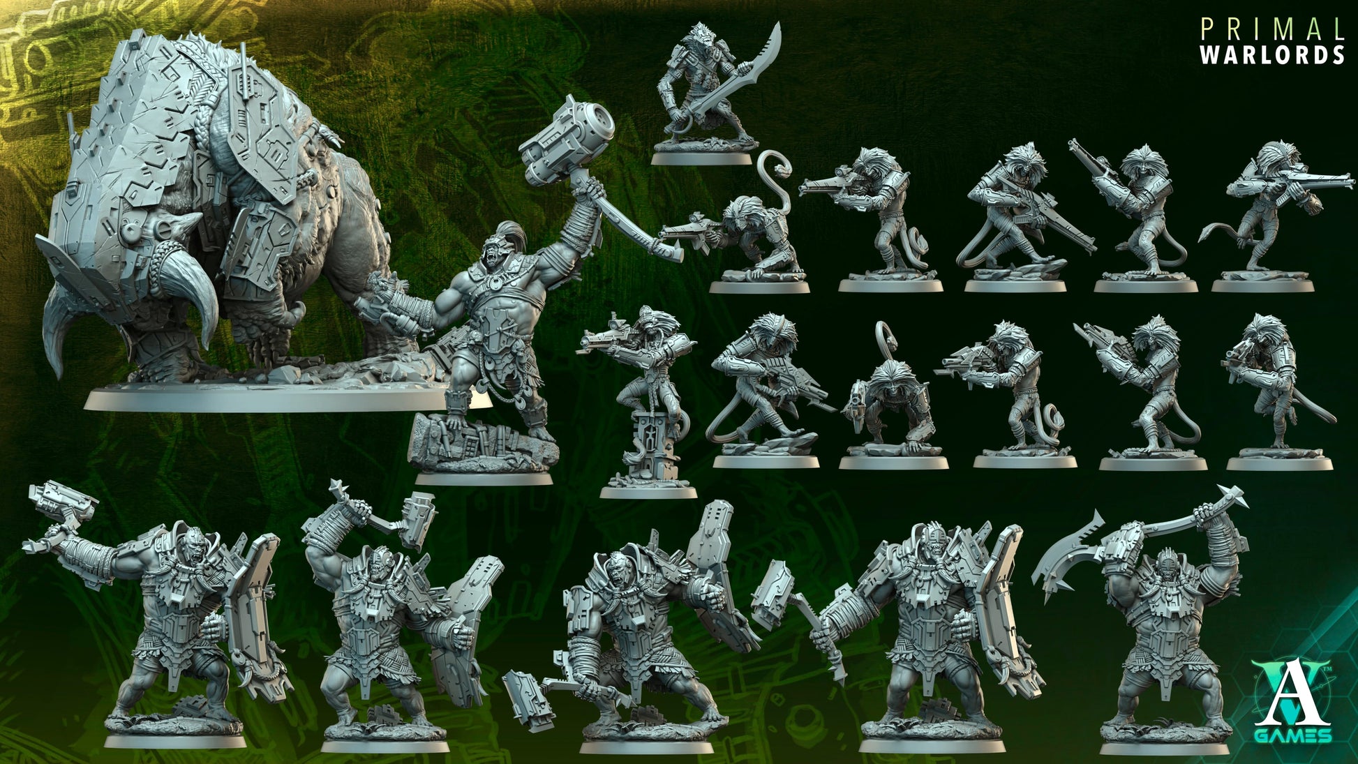 Primal Warlords STL Bundle-2