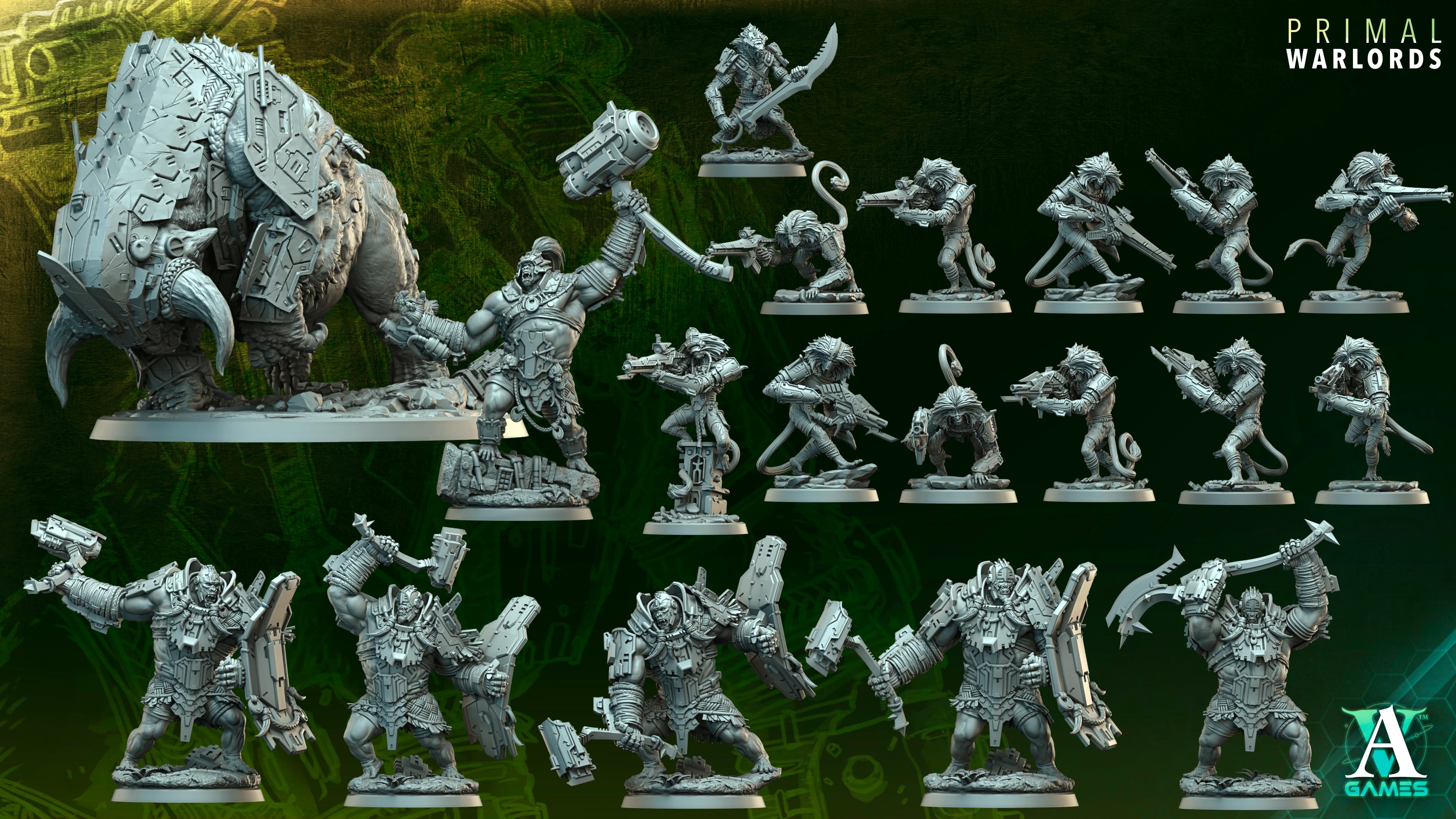 Primal Warlords STL Bundle-2