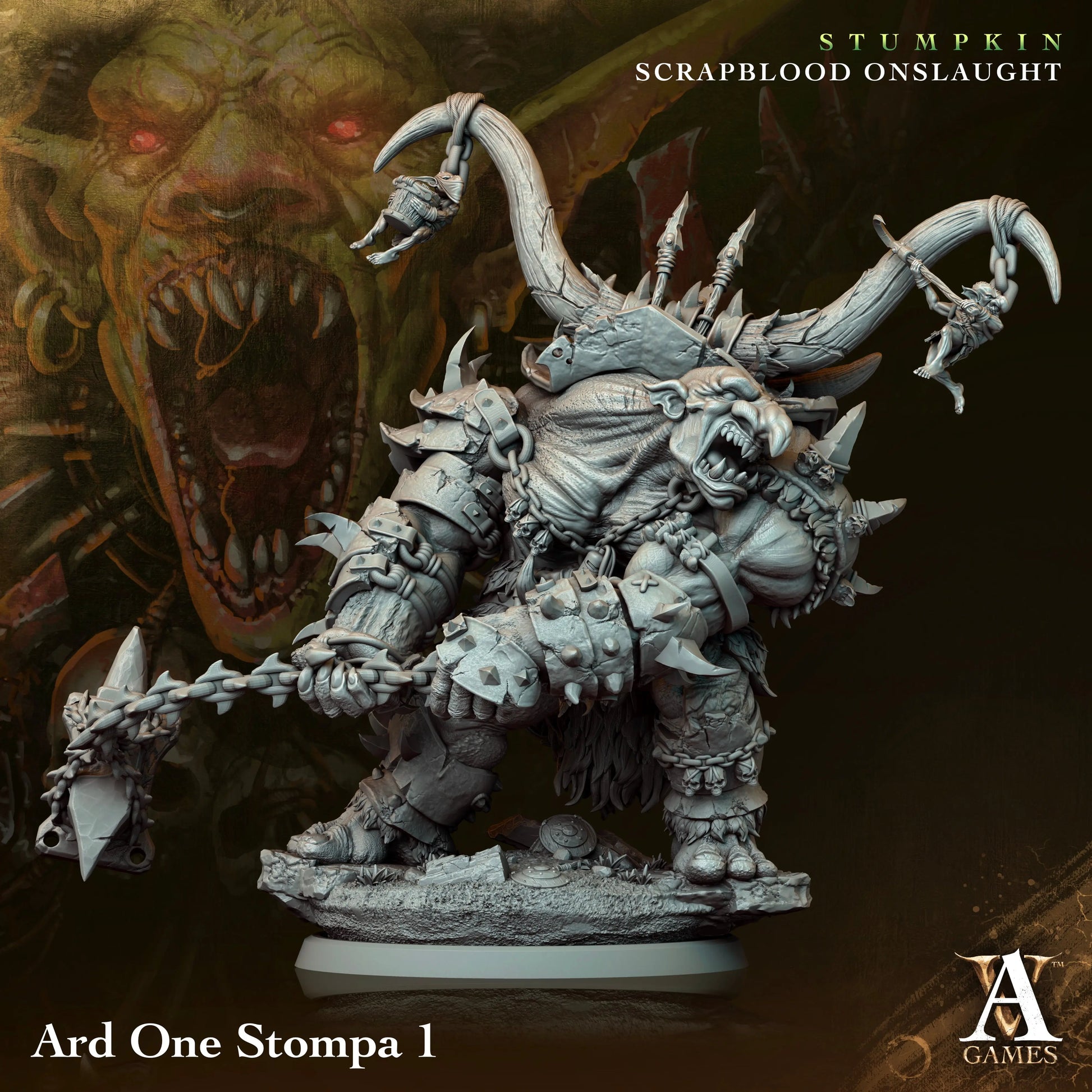 Stumpkin - Scrapblood Onslaught - STL Bundle Archvillain Games
