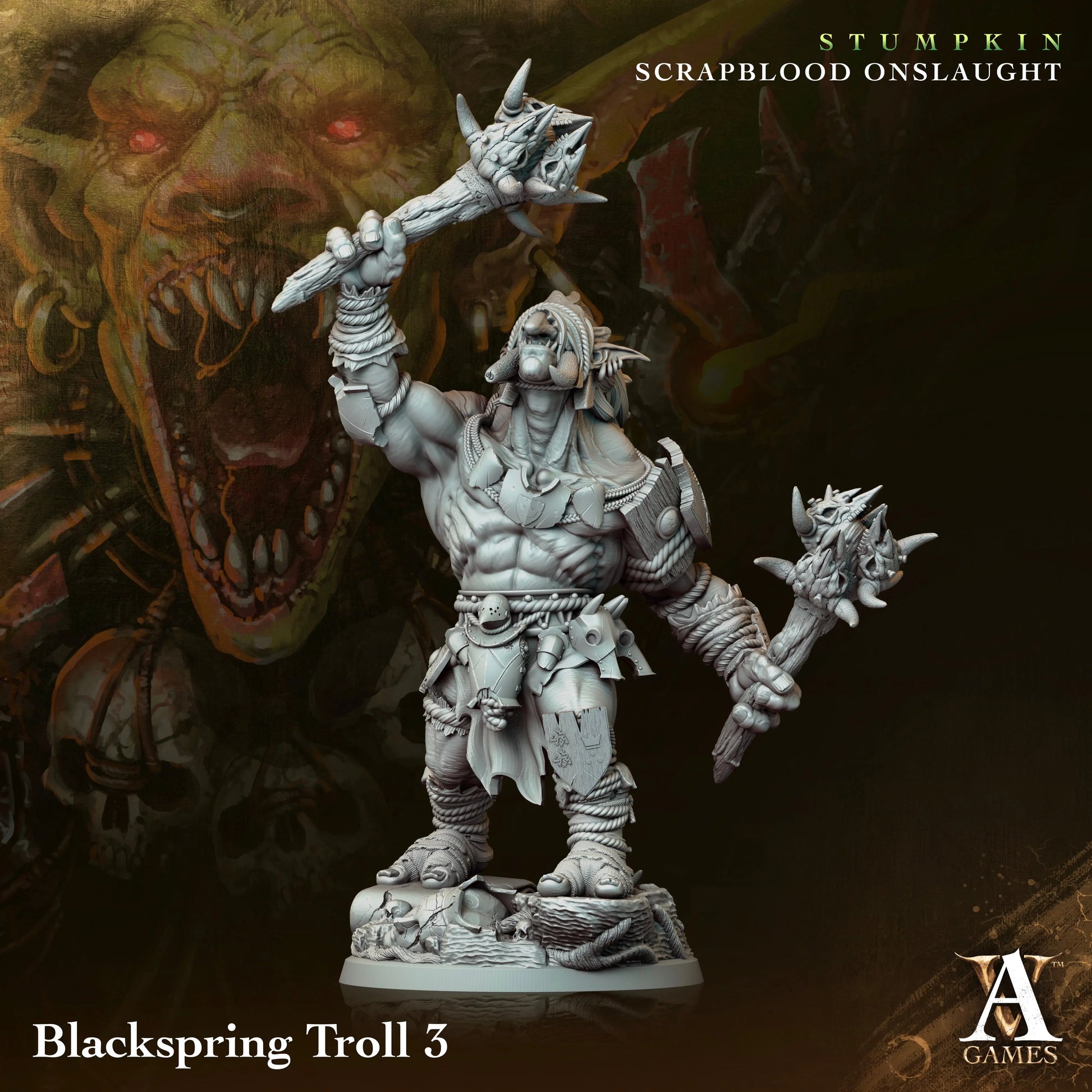 Stumpkin - Scrapblood Onslaught - STL Bundle Archvillain Games