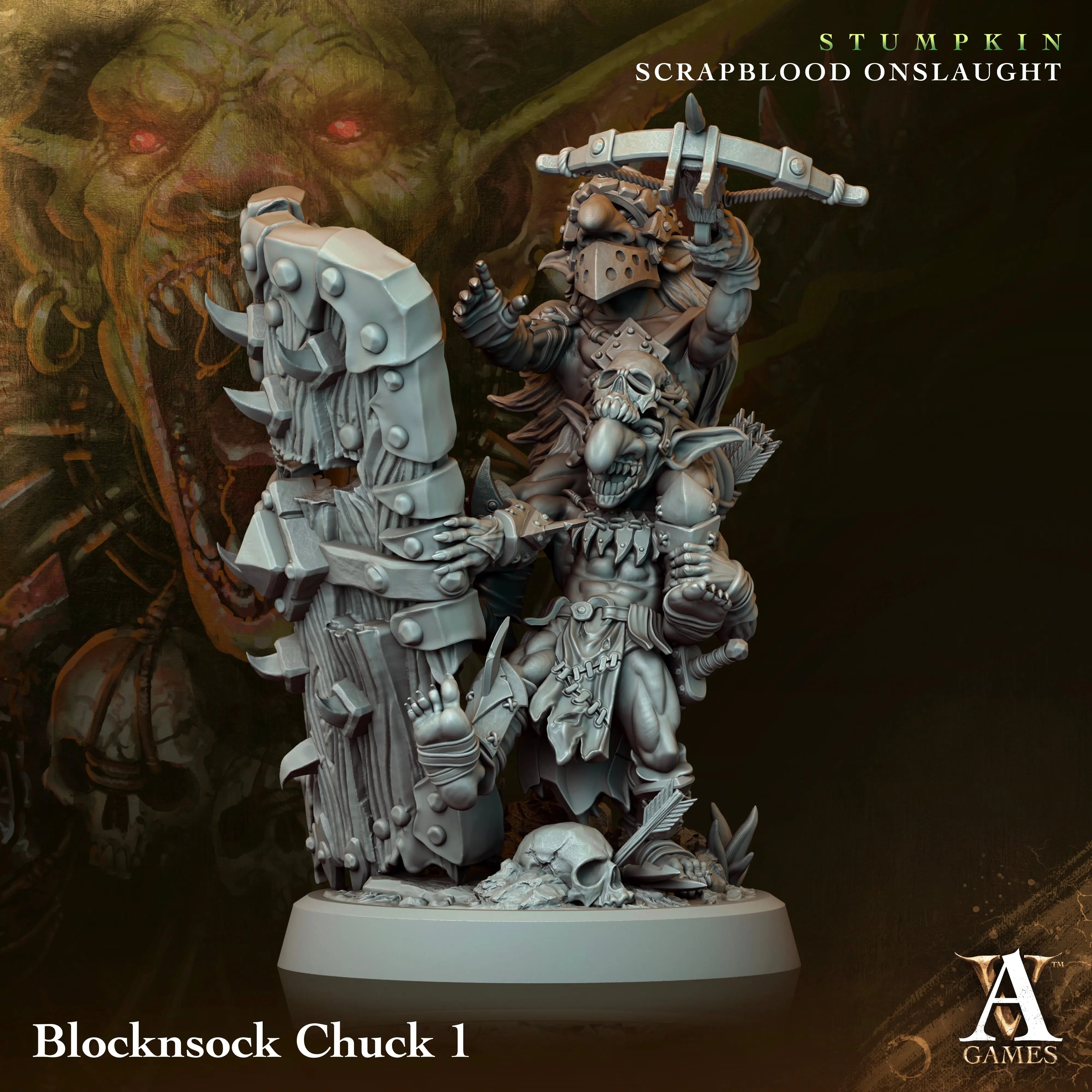 Stumpkin - Scrapblood Onslaught - STL Bundle Archvillain Games