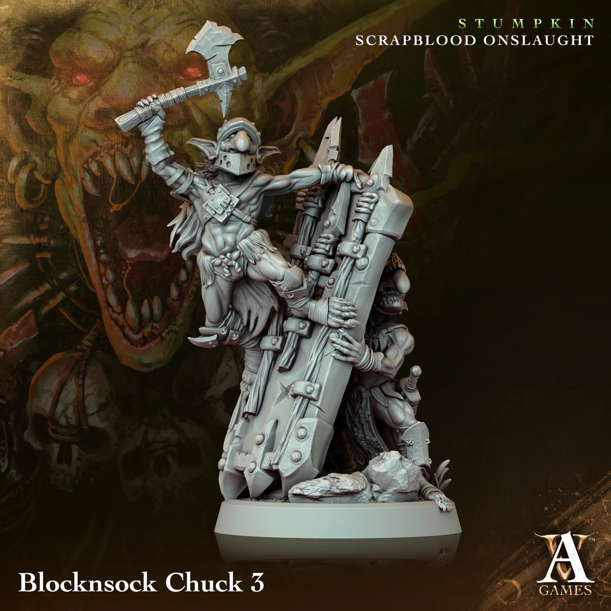 Stumpkin - Scrapblood Onslaught - STL Bundle Archvillain Games