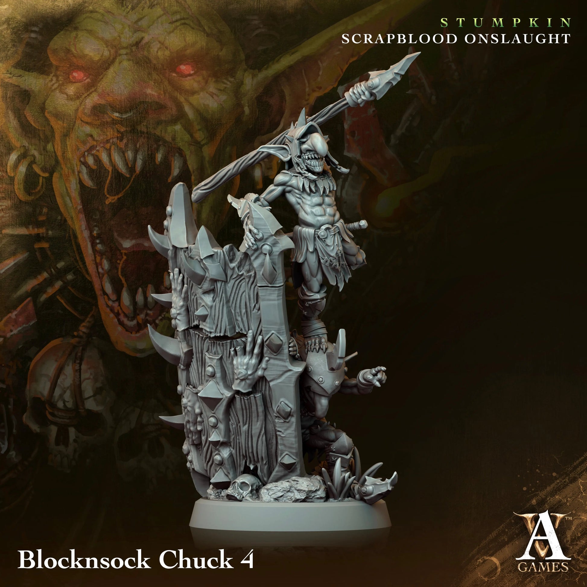 Stumpkin - Scrapblood Onslaught - STL Bundle Archvillain Games