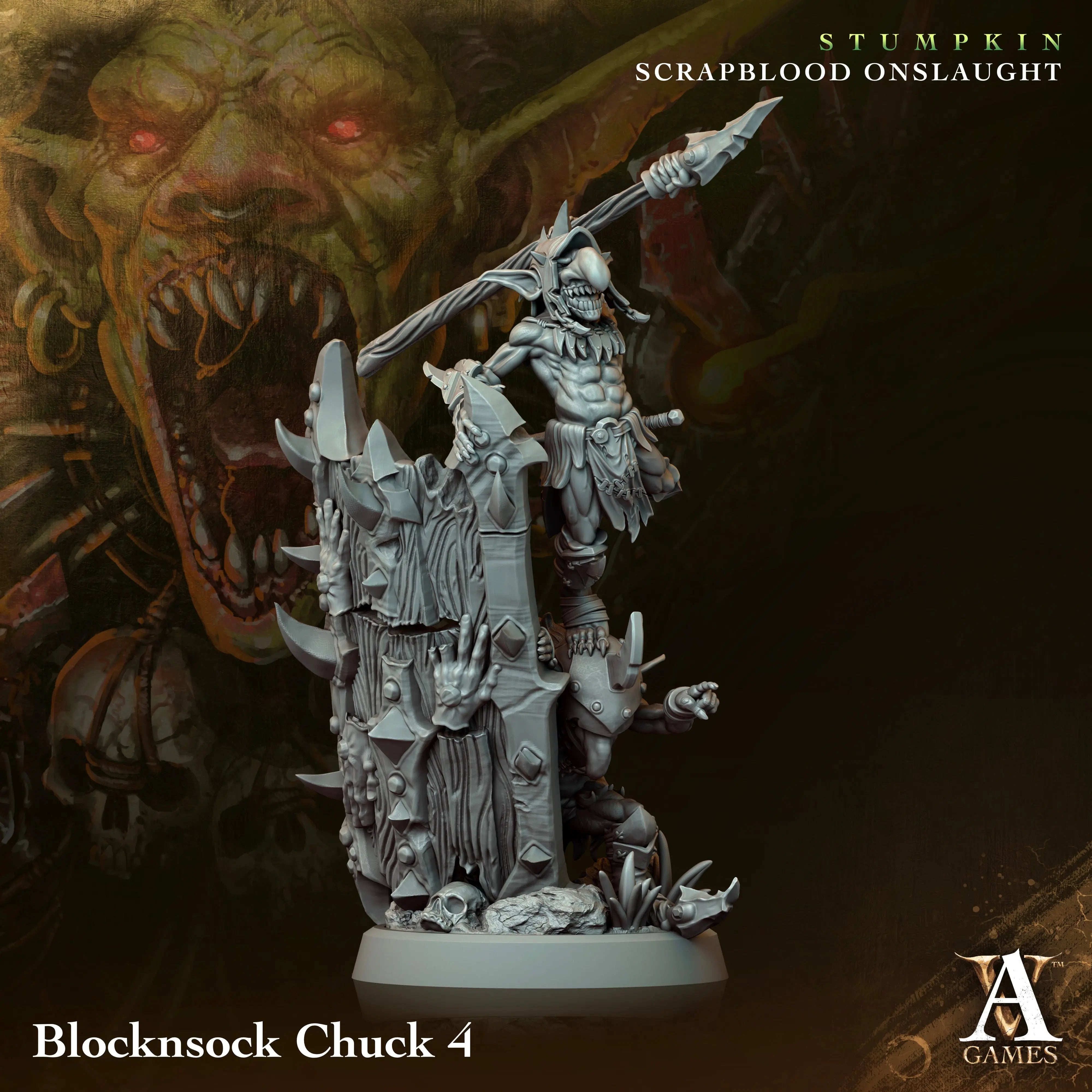 Stumpkin - Scrapblood Onslaught - STL Bundle Archvillain Games