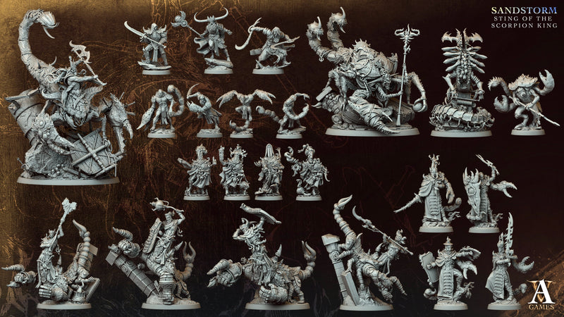 Sandstorm - Sting of the Scorpion King STL Bundle-2