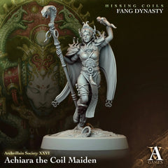 Achiara - The Coil Maiden - STL - Archvillain Games
