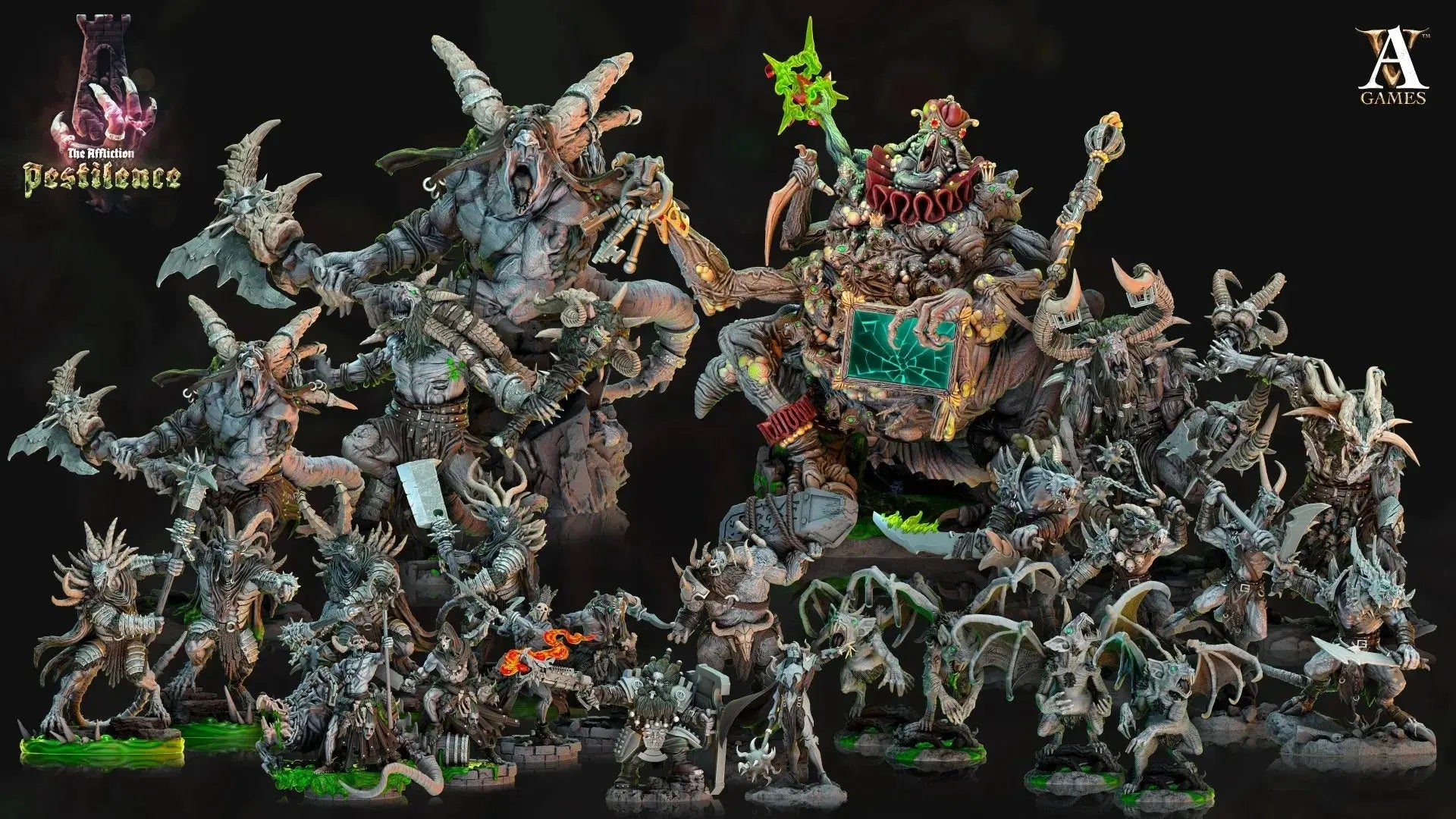 Affliction - Pestilence - STL Bundle - Archvillain Games