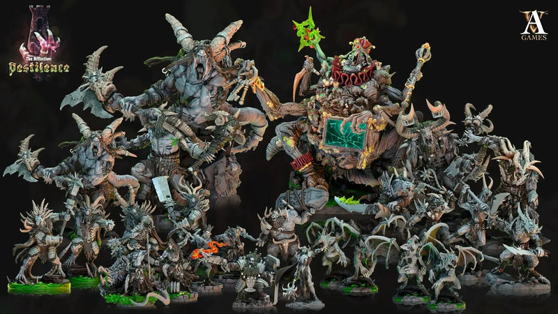 Affliction - Pestilence - STL Bundle - Archvillain Games