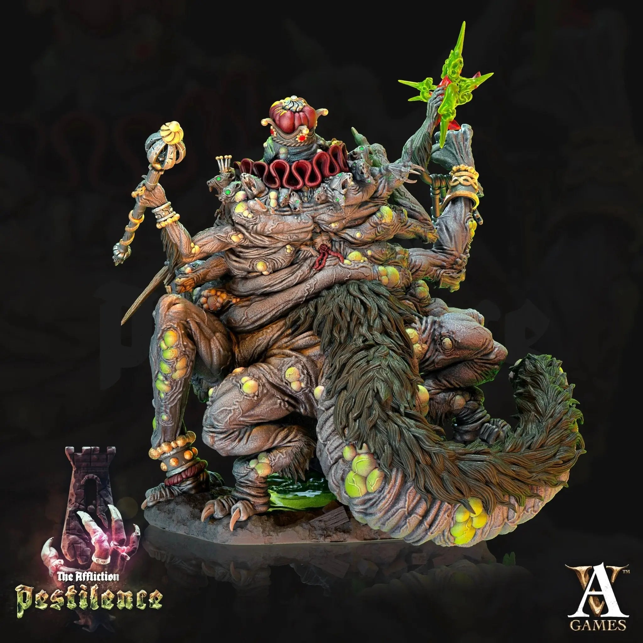 Affliction - Pestilence - STL Bundle - Archvillain Games