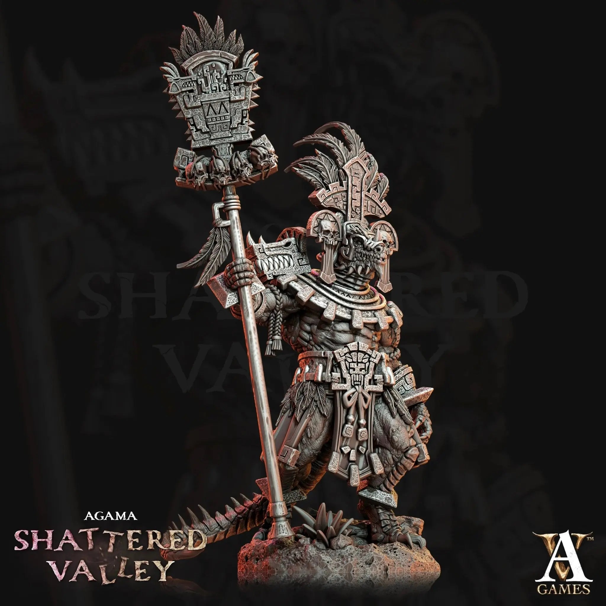 Agama - Shattered Valley STL Bundle - Archvillain Games