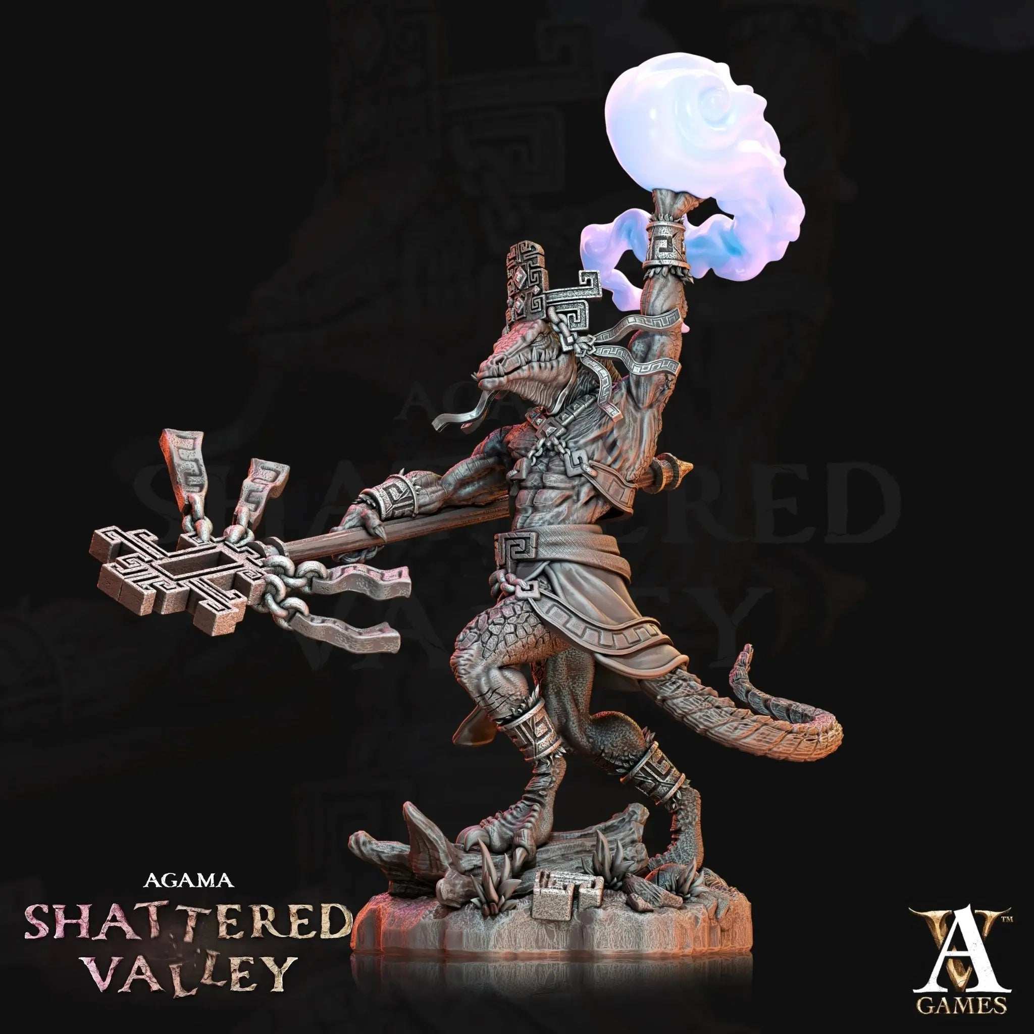 Agama - Shattered Valley STL Bundle - Archvillain Games