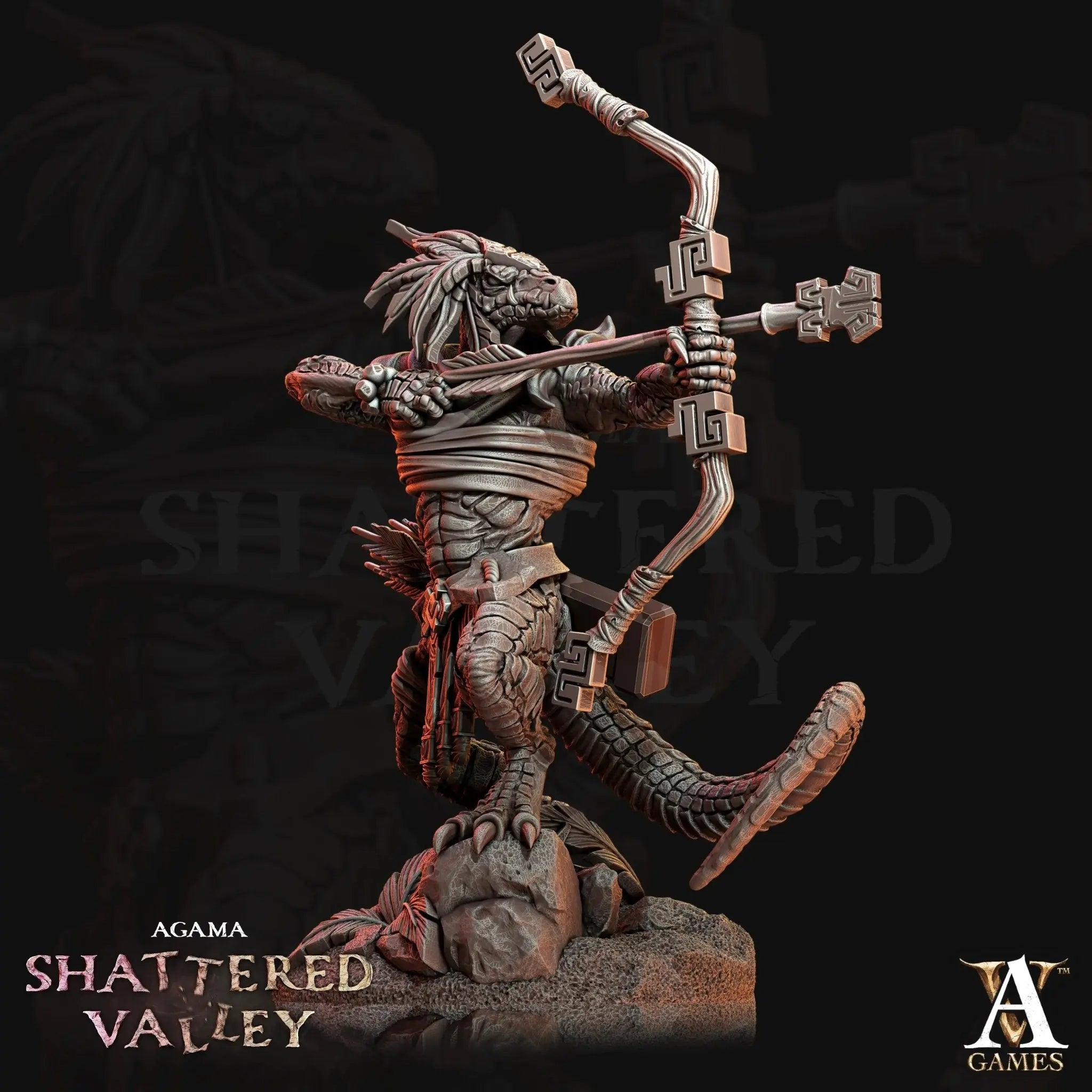 Agama - Shattered Valley STL Bundle - Archvillain Games