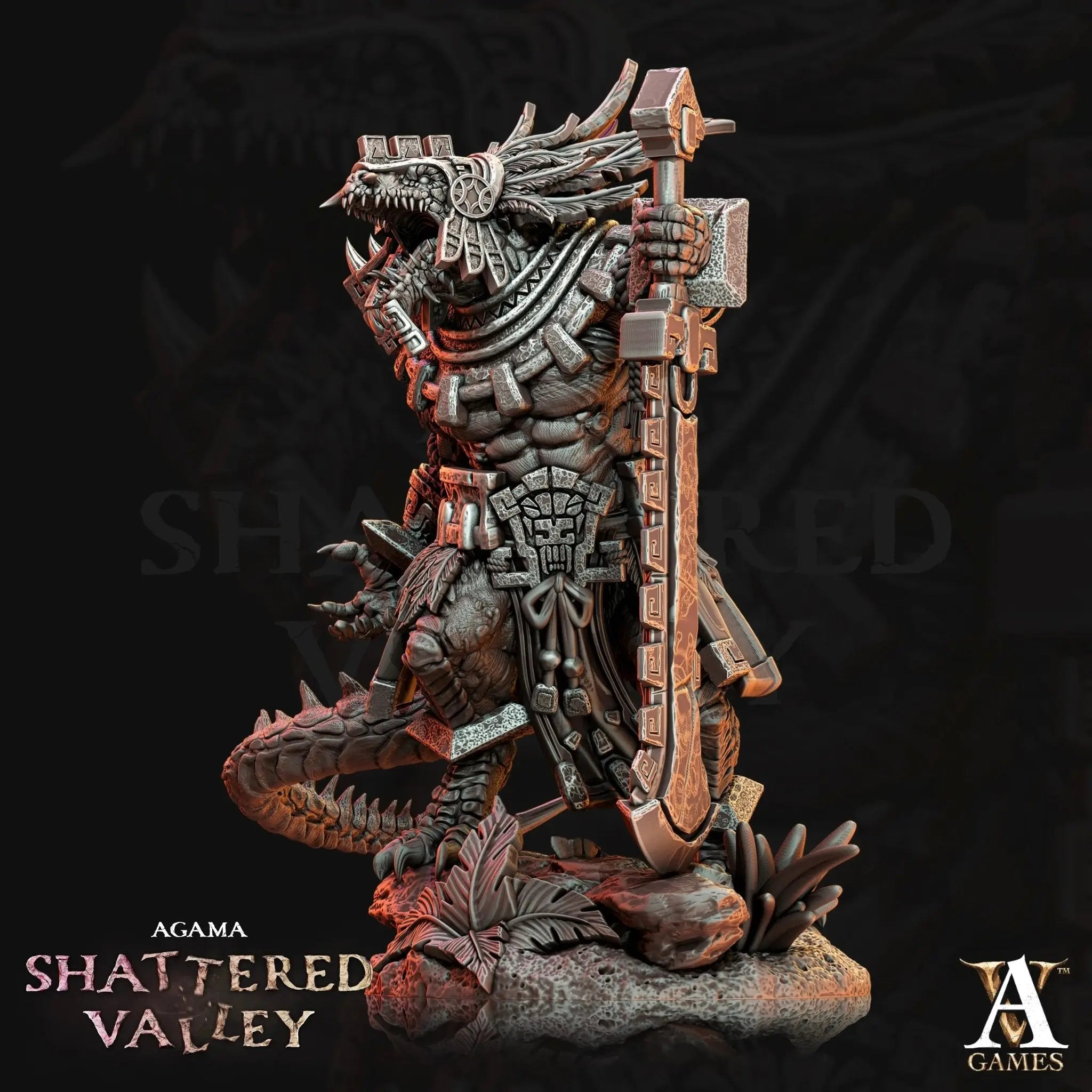 Agama - Shattered Valley STL Bundle - Archvillain Games