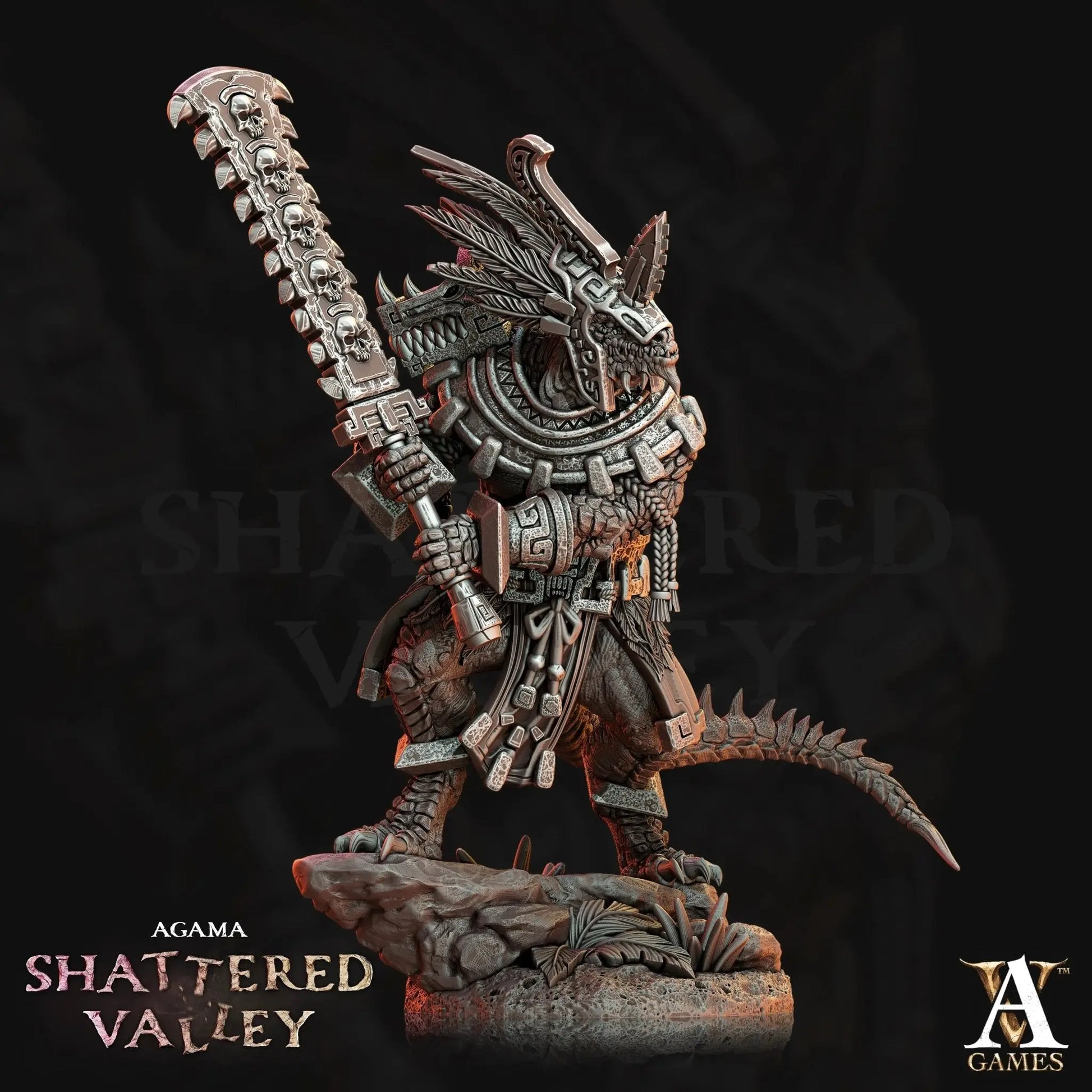 Agama - Shattered Valley STL Bundle - Archvillain Games