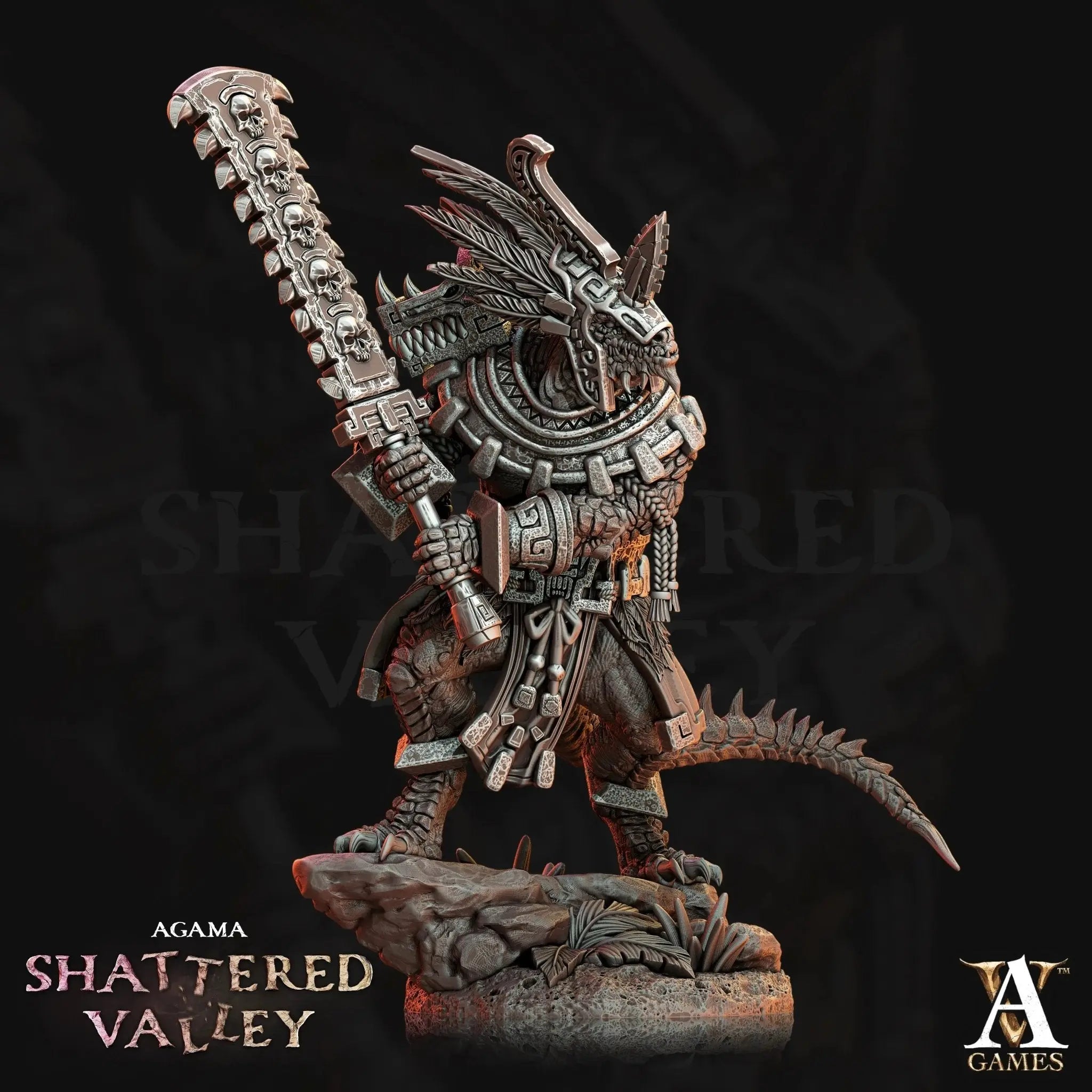 Agama - Shattered Valley STL Bundle - Archvillain Games