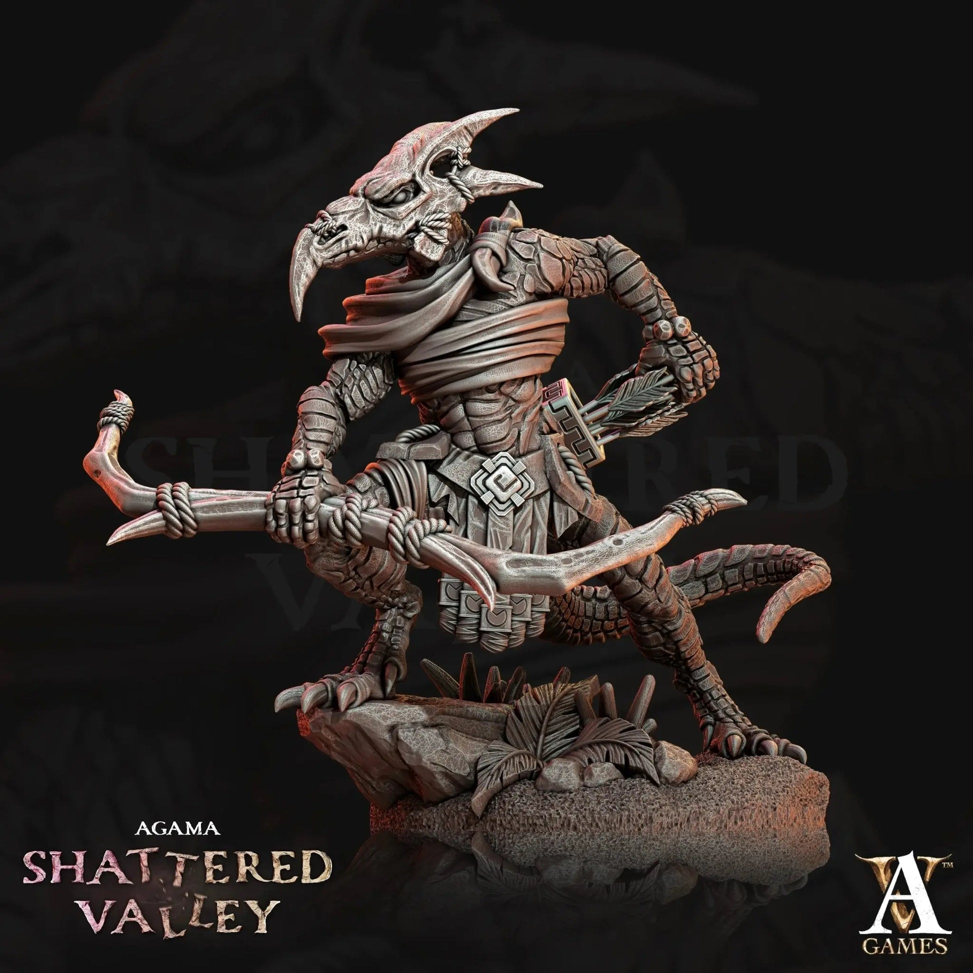 Agama - Shattered Valley STL Bundle - Archvillain Games